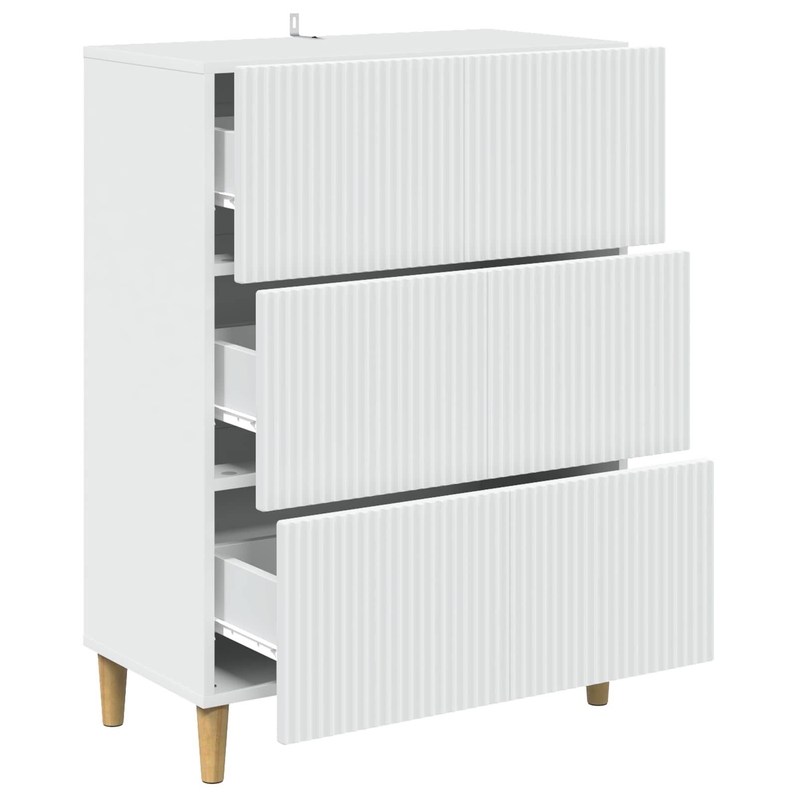 Armoire à tiroirs Blanc 66 x 34,5 x 90 cm Bois d'ingénierie - XIOS