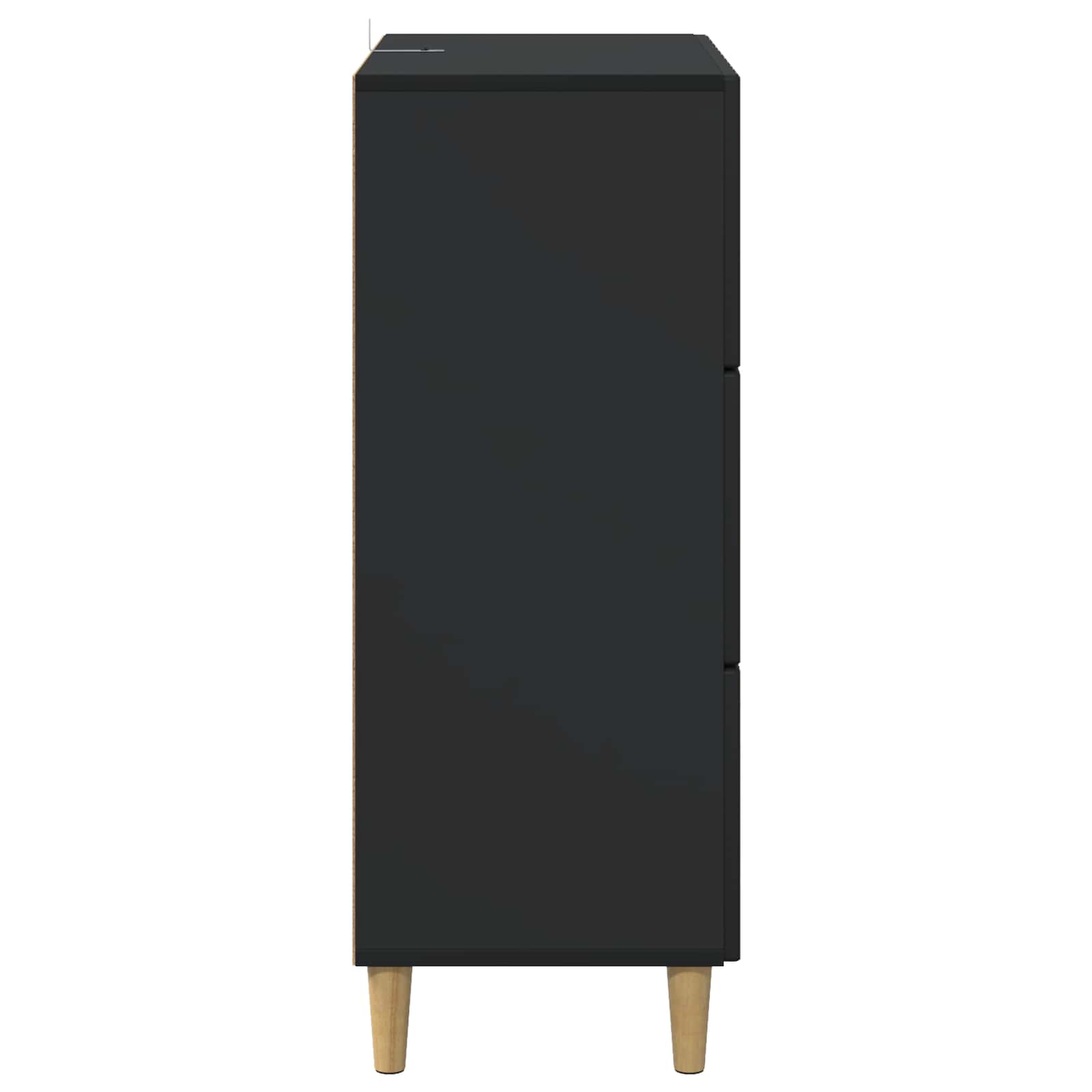 Armoire à tiroirs Noir 66 x 34,5 x 90 cm Bois d'ingénierie - XIOS