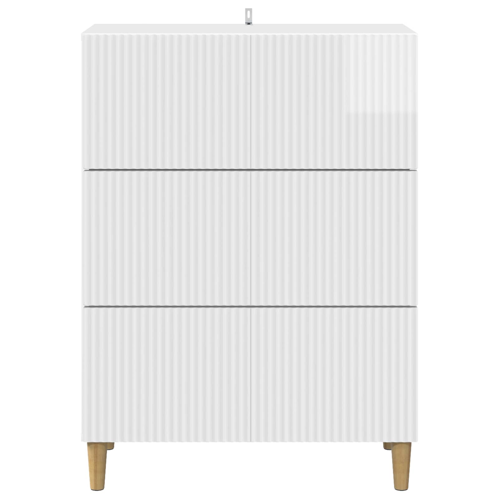 Armoire à tiroirs Blanc brillant 66 x 34,5 x 90 cm - XIOS