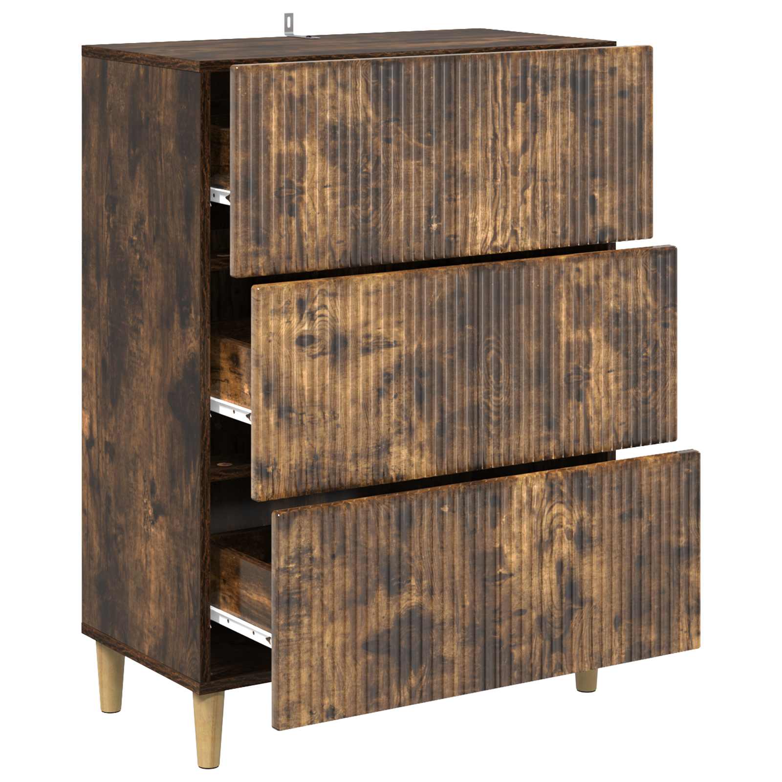 Armoire à tiroirs Chêne fumé 66 x 34,5 x 90 cm - XIOS