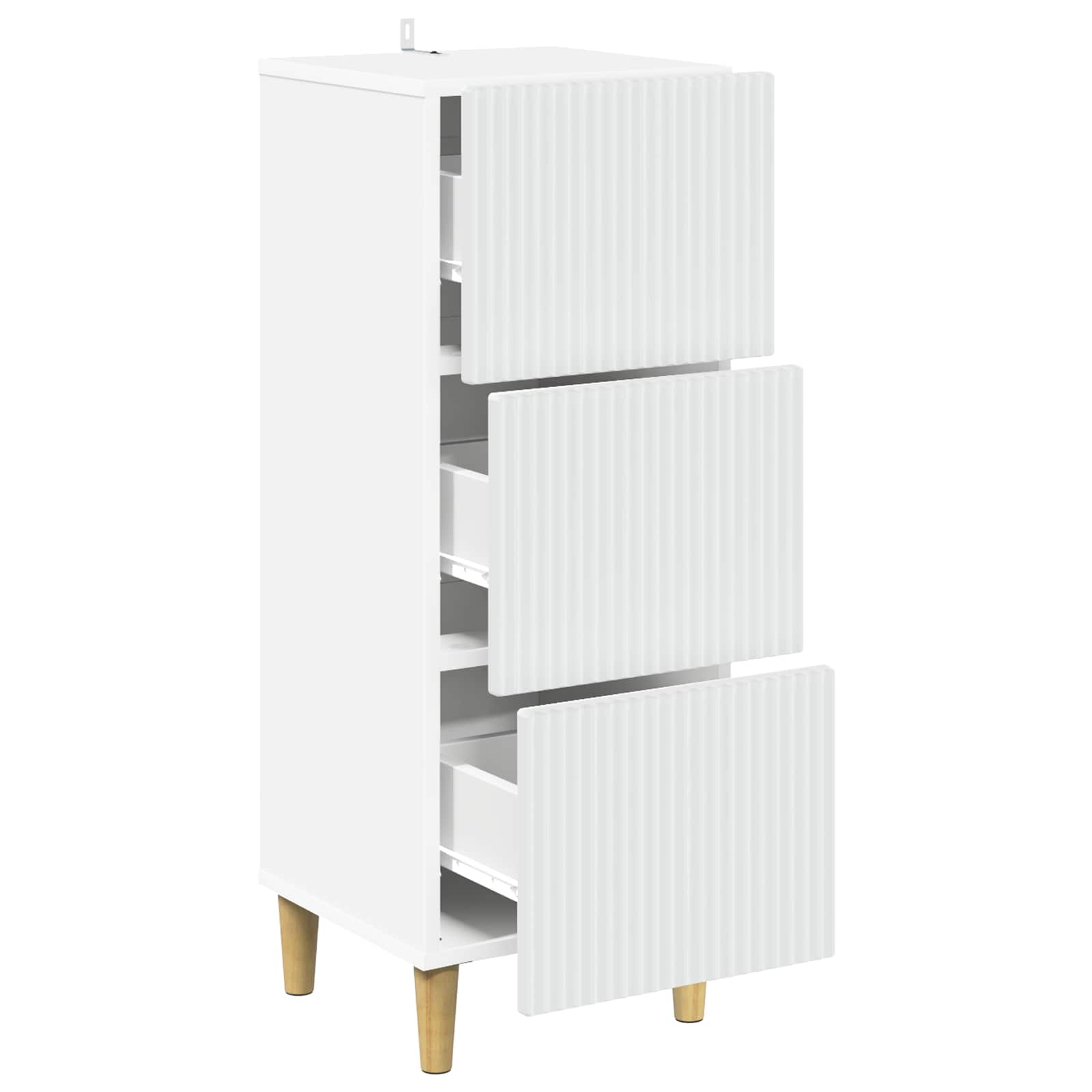 Armoire à tiroirs Blanc 33 x 34,5 x 90 cm Bois d'ingénierie - XIOS