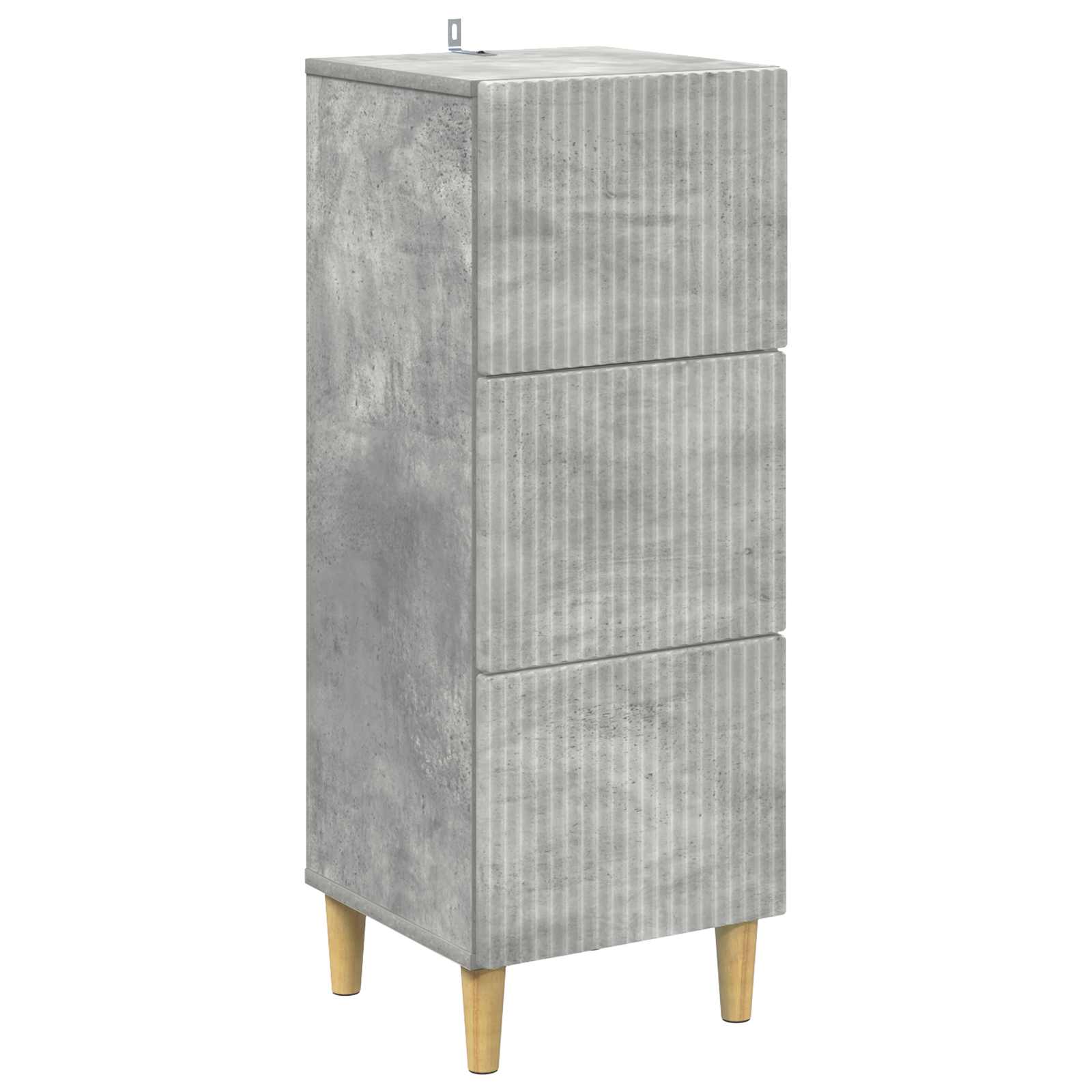 Armoire à tiroirs Gris béton 33 x 34,5 x 90 cm - XIOS