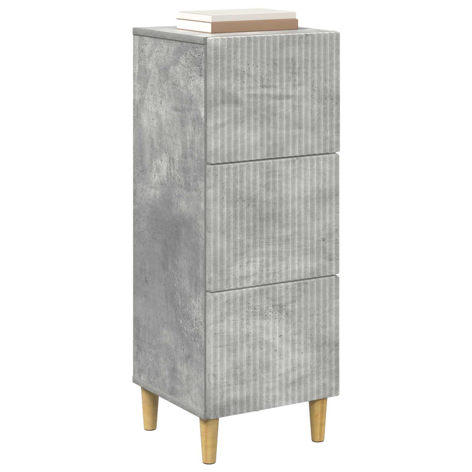 Armoire à tiroirs Gris béton 33 x 34,5 x 90 cm - XIOS