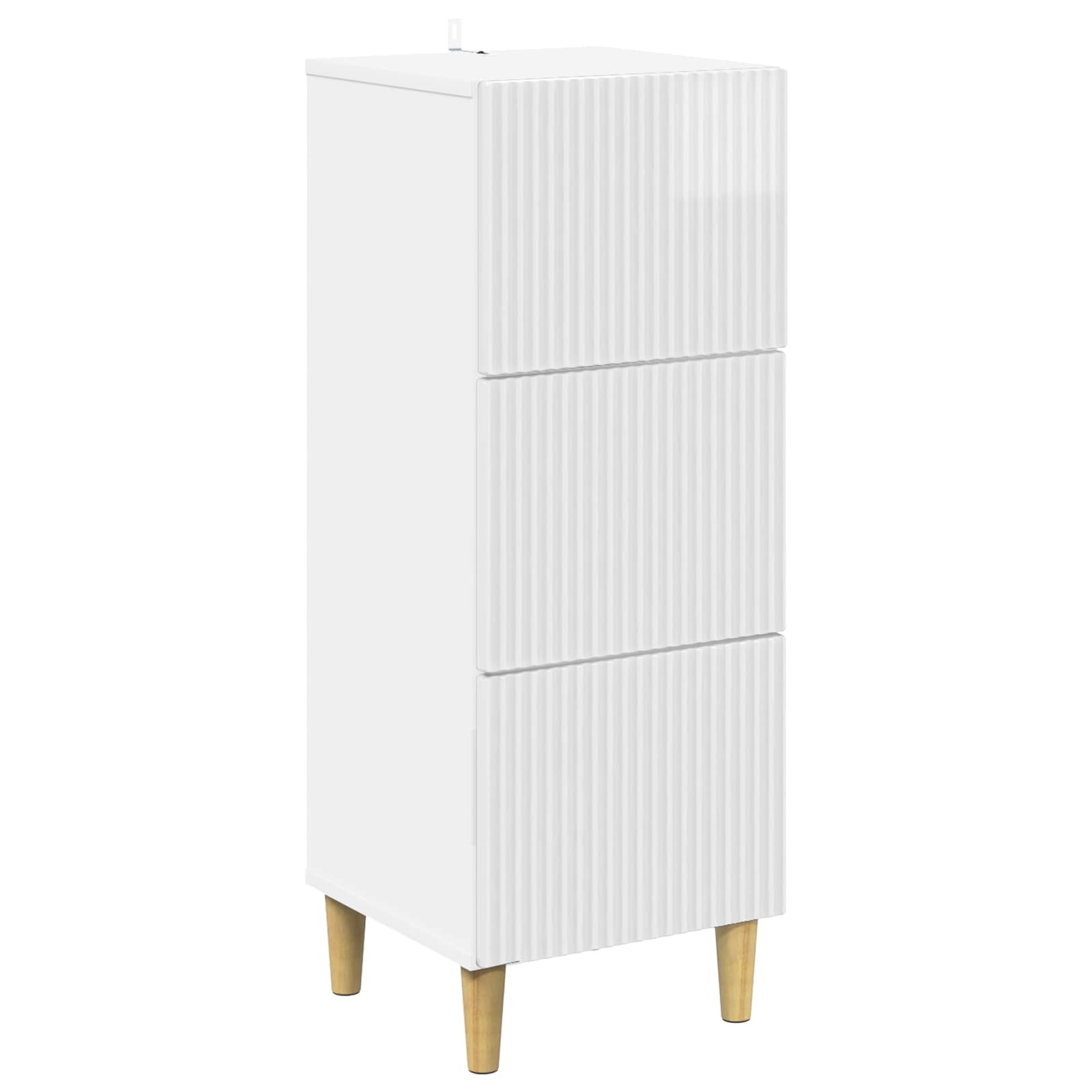 Armoire à tiroirs Blanc brillant 33 x 34,5 x 90 cm - XIOS