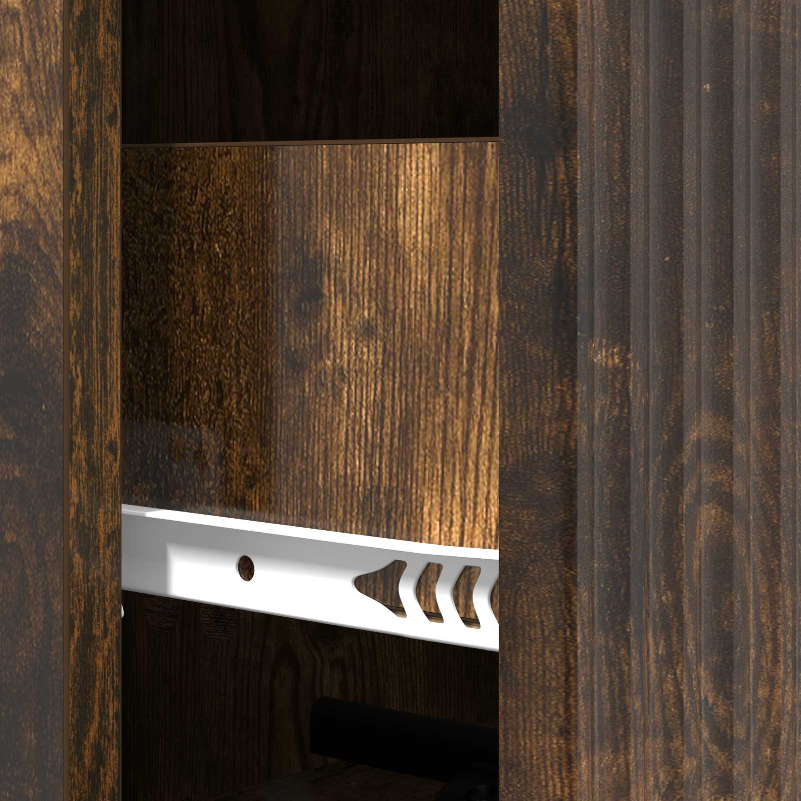Armoire à tiroirs Chêne fumé 33 x 34,5 x 90 cm - XIOS