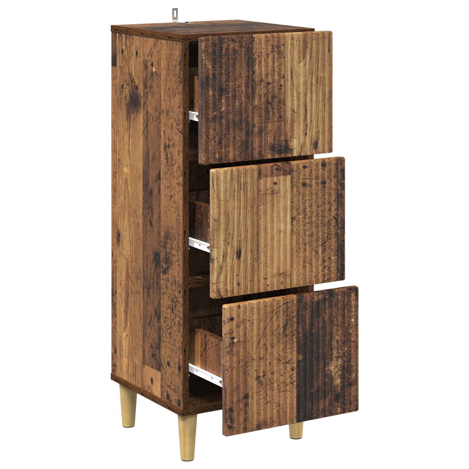 Armoire à tiroirs Bois ancien 33 x 34,5 x 90 cm - XIOS