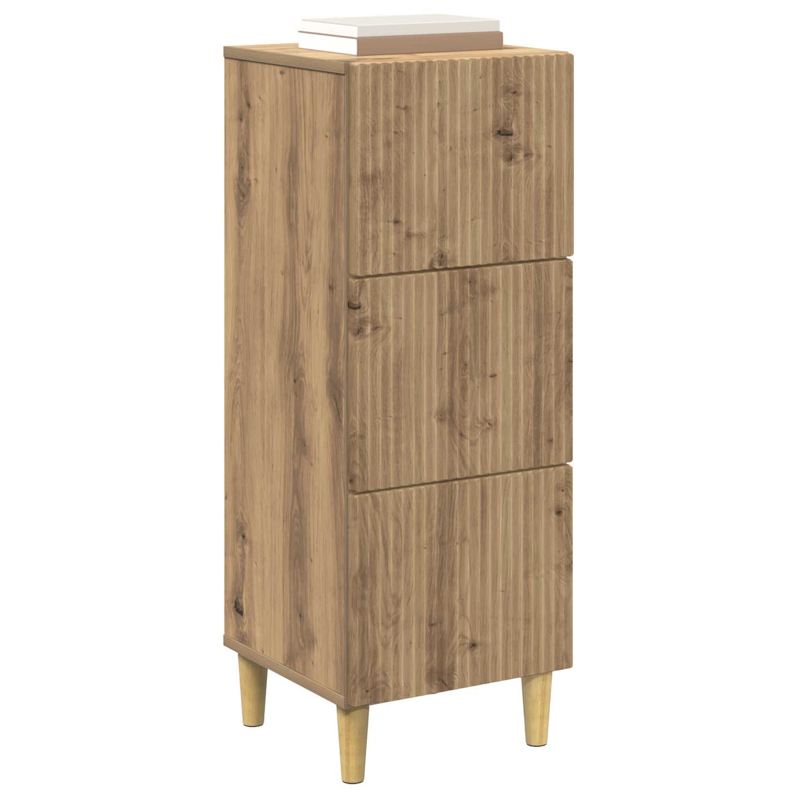 Armoire à tiroirs Chêne artisanal 33 x 34,5 x 90 cm - XIOS