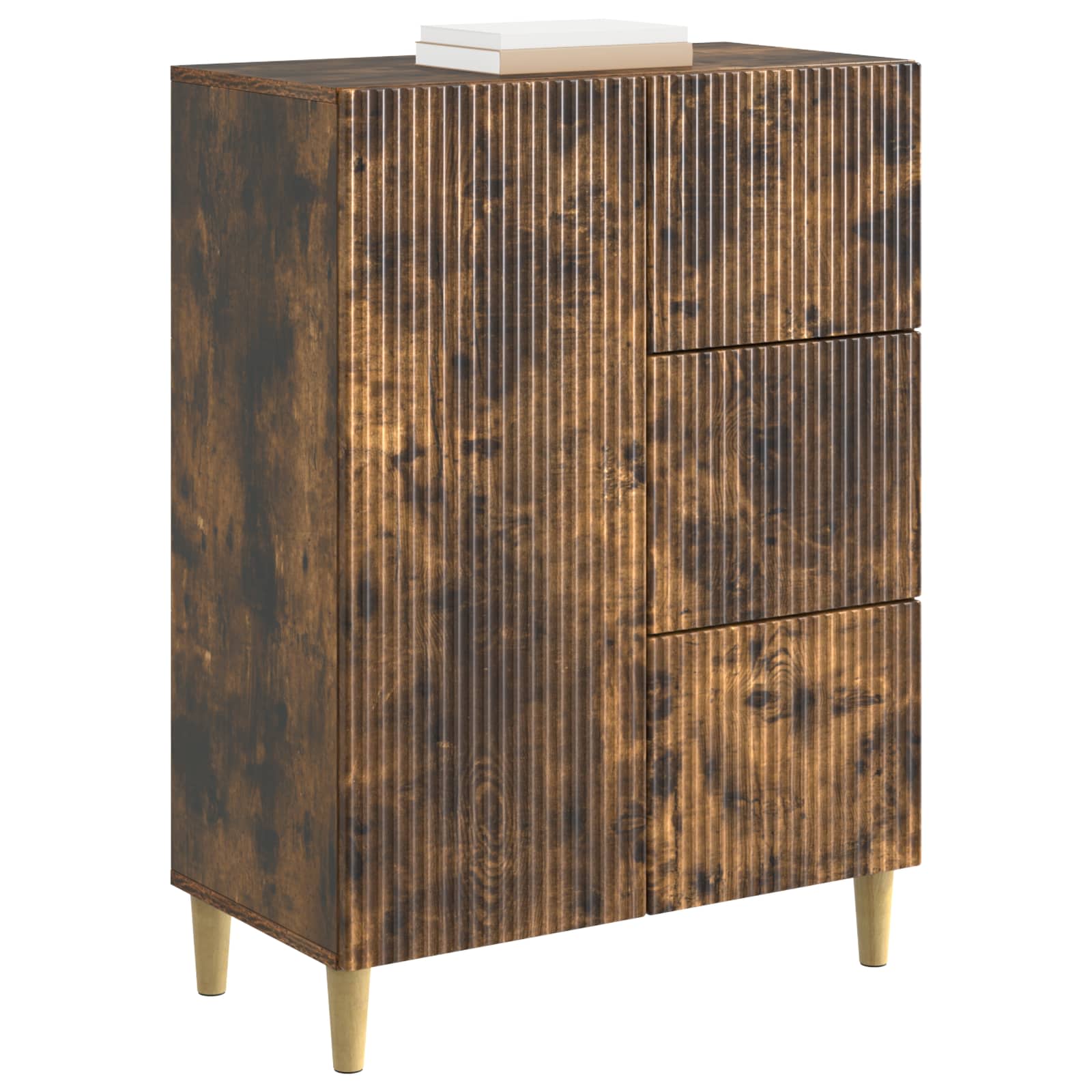 Buffet Chêne fumé 66 x 34,5 x 90 cm Bois d'ingénierie - XIOS