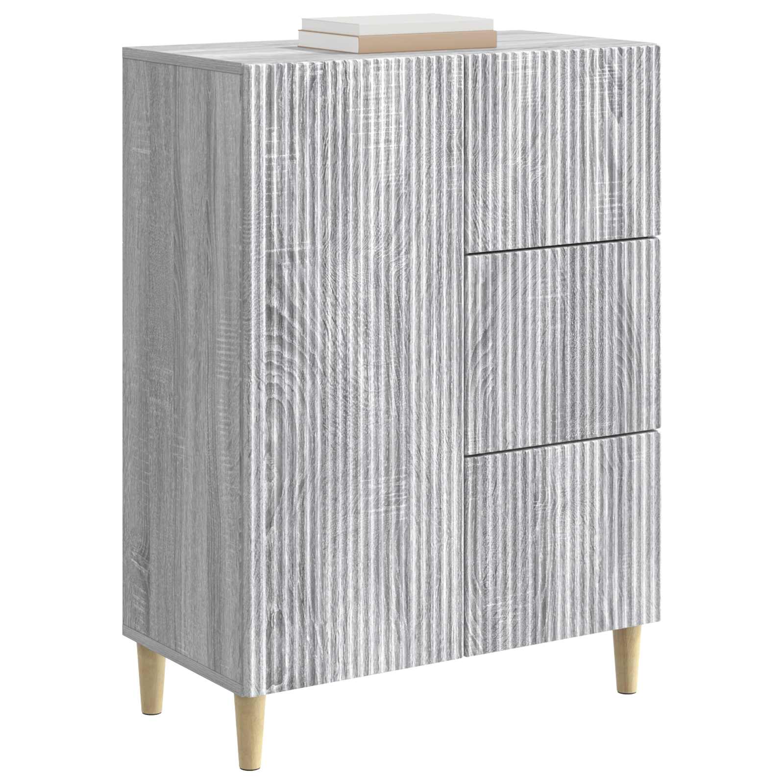 Buffet Sonoma gris 66 x 34,5 x 90 cm Bois d'ingénierie - XIOS