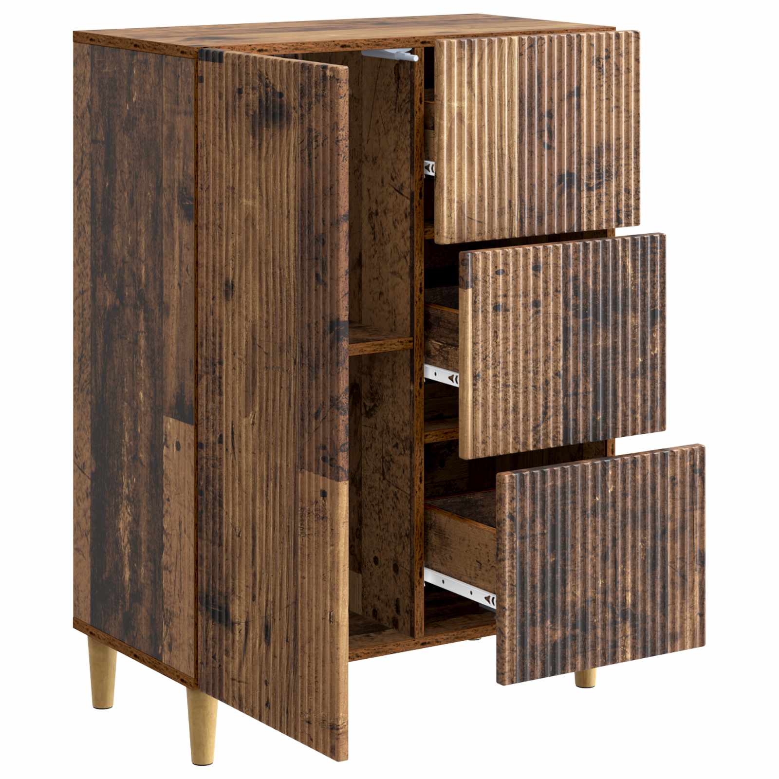 Buffet Bois ancien 66 x 34,5 x 90 cm Bois d'ingénierie - XIOS