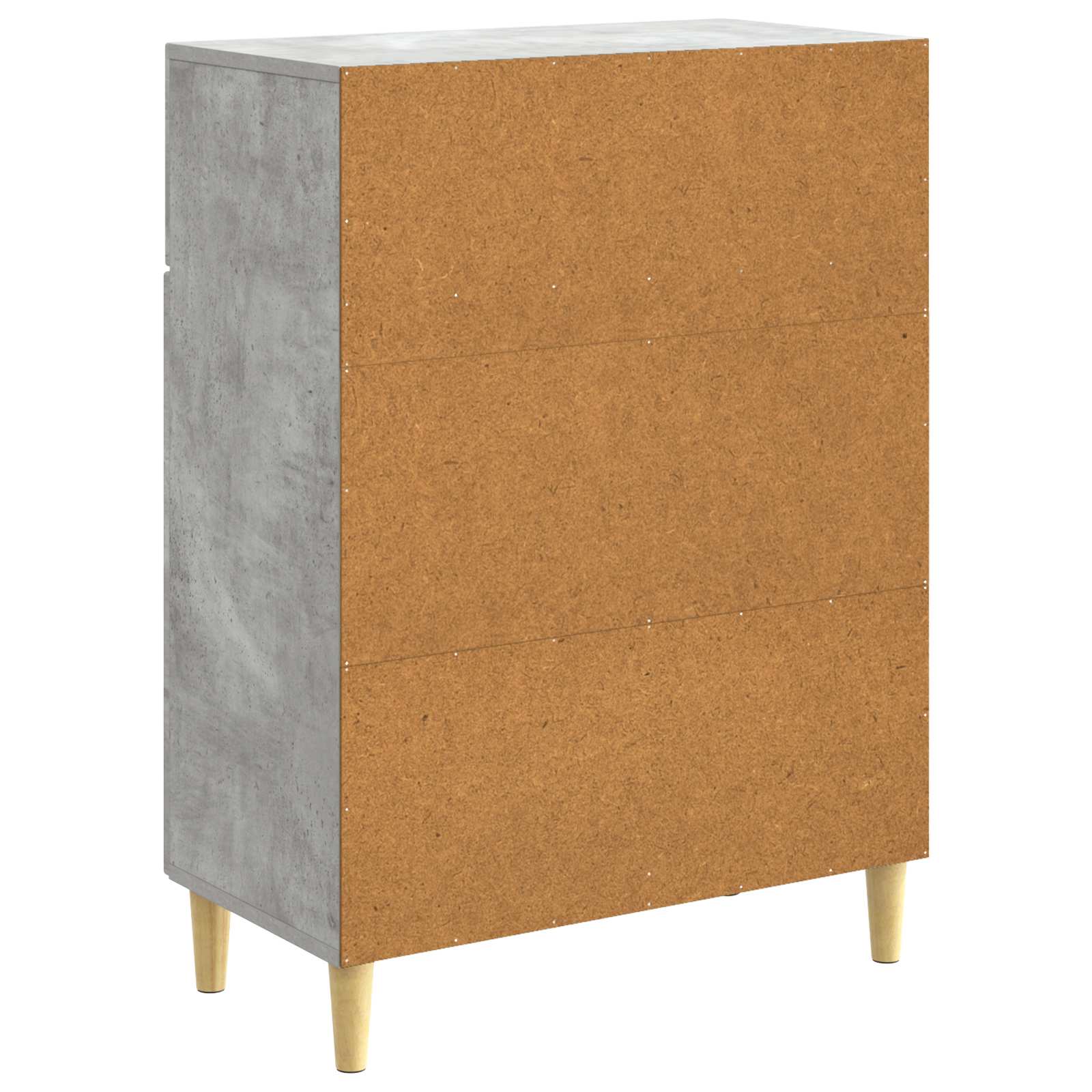 Buffet Gris béton 66 x 34,5 x 90 cm Bois d'ingénierie - XIOS