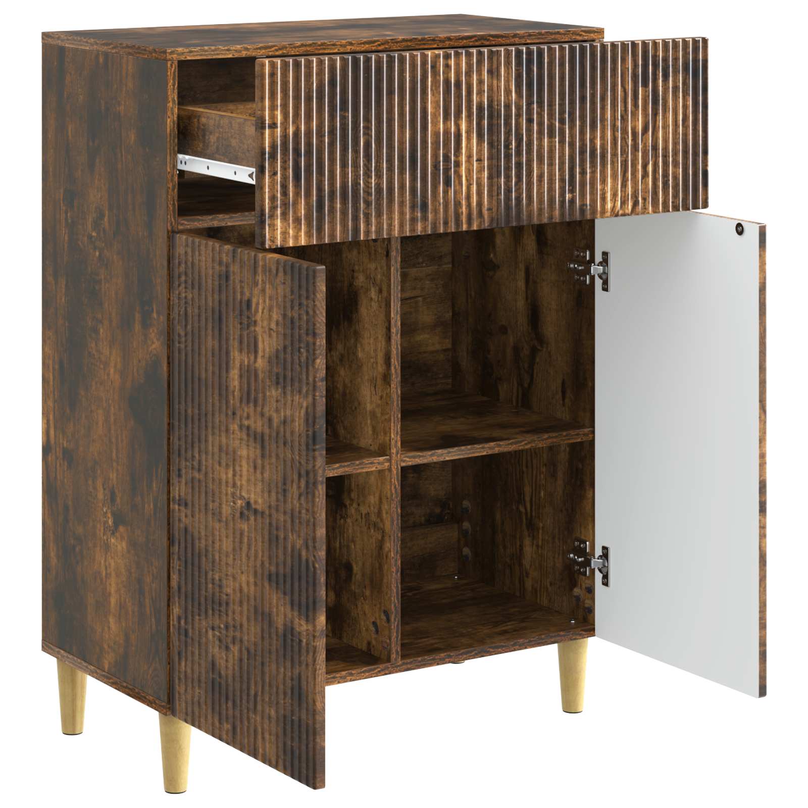 Buffet Chêne fumé 66 x 34,5 x 90 cm Bois d'ingénierie - XIOS