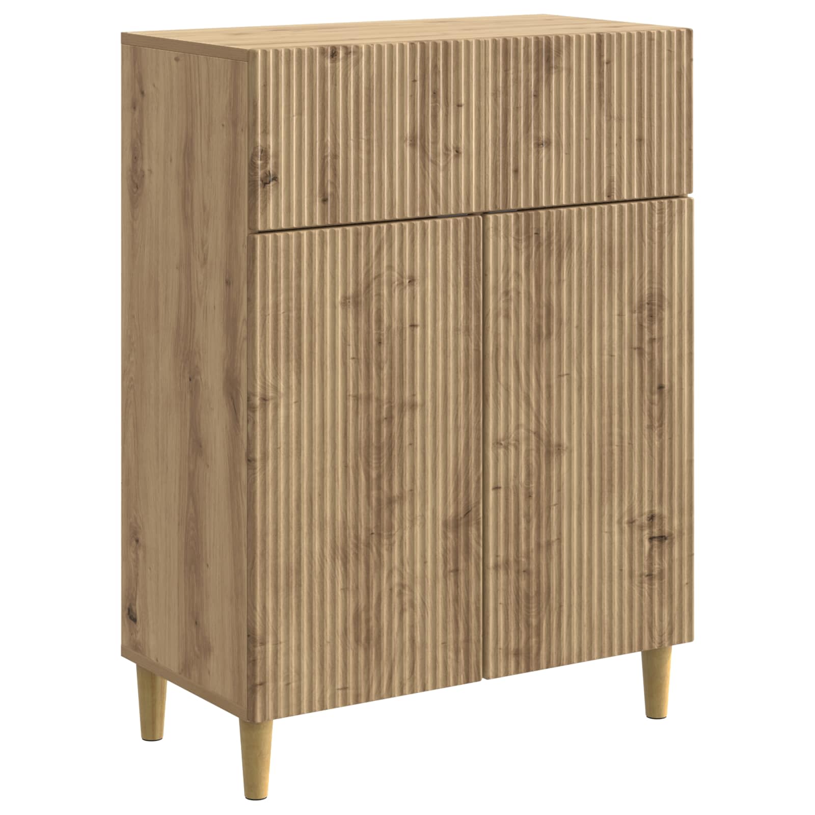 Buffet Chêne artisanal 66 x 34,5 x 90 cm Bois d'ingénierie - XIOS