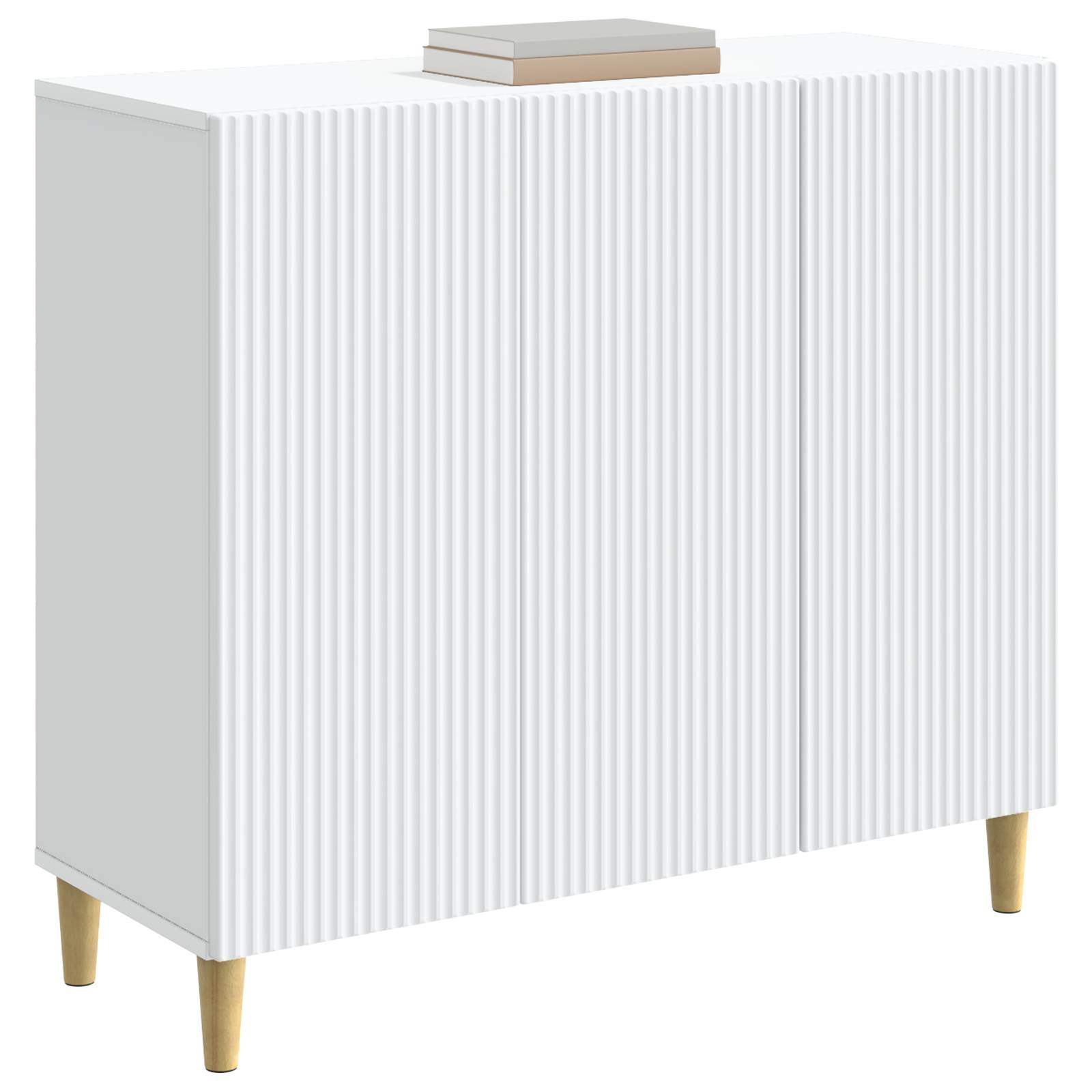 Buffet Blanc 89 x 34,5 x 80 cm Bois d'ingénierie - XIOS