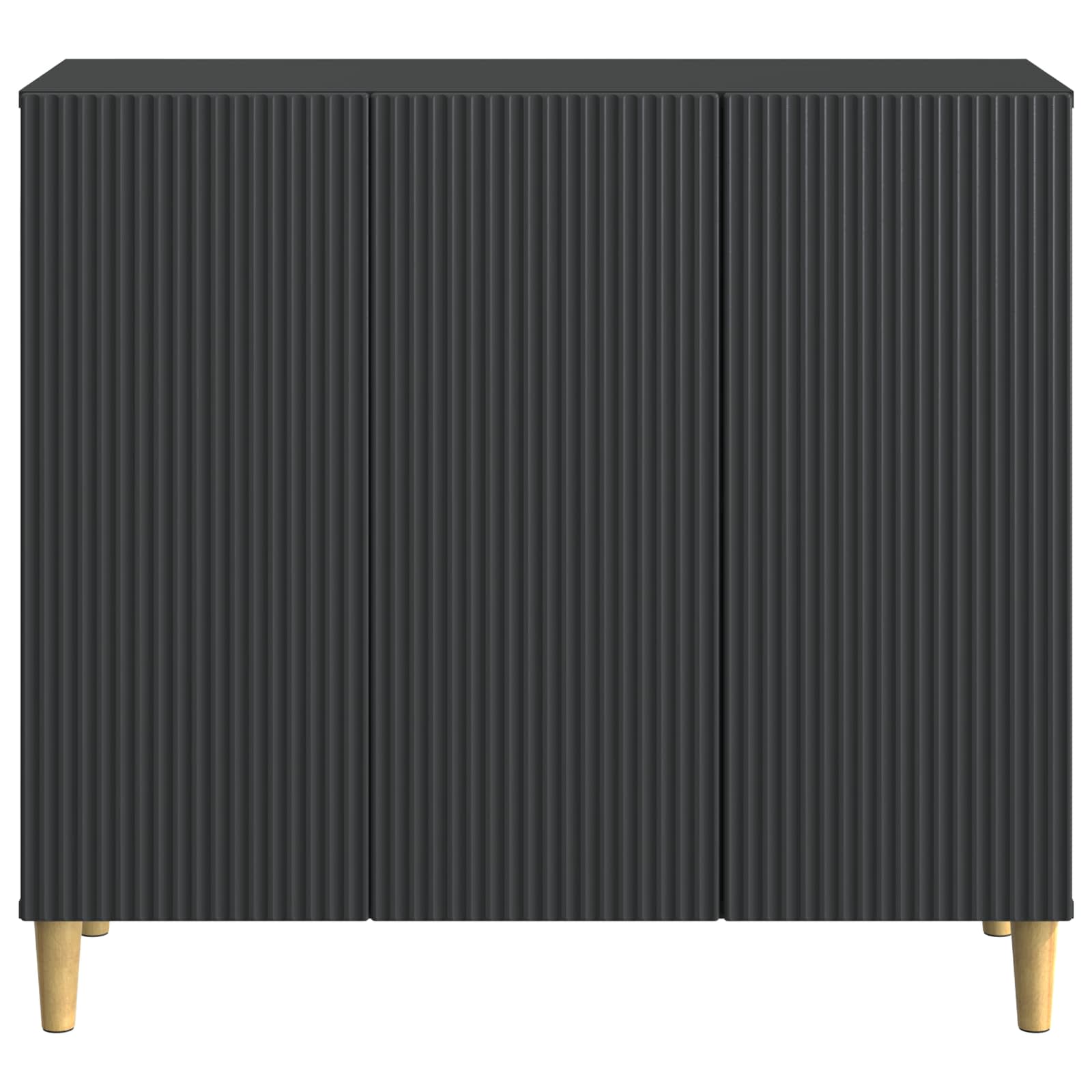 Buffet Noir 89 x 34,5 x 80 cm Bois d'ingénierie - XIOS