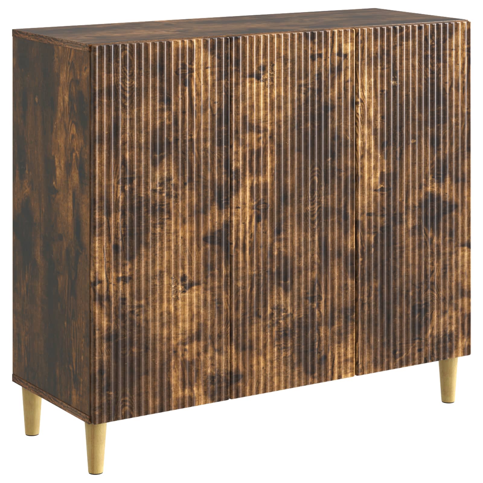 Buffet Chêne fumé 89 x 34,5 x 80 cm Bois d'ingénierie - XIOS