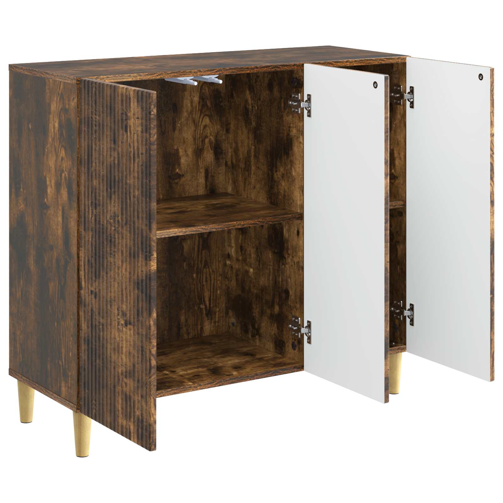 Buffet Chêne fumé 89 x 34,5 x 80 cm Bois d'ingénierie - XIOS