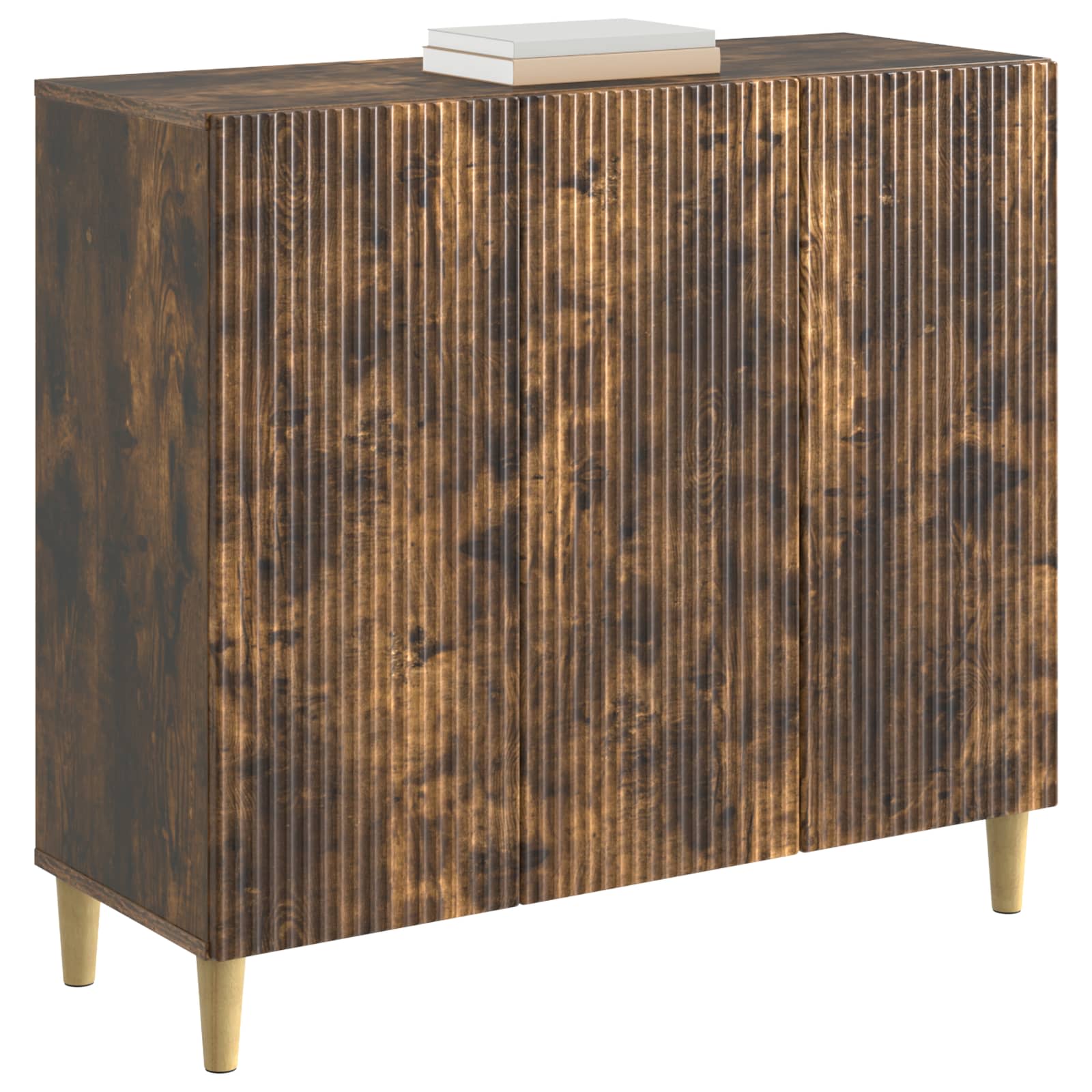 Buffet Chêne fumé 89 x 34,5 x 80 cm Bois d'ingénierie - XIOS