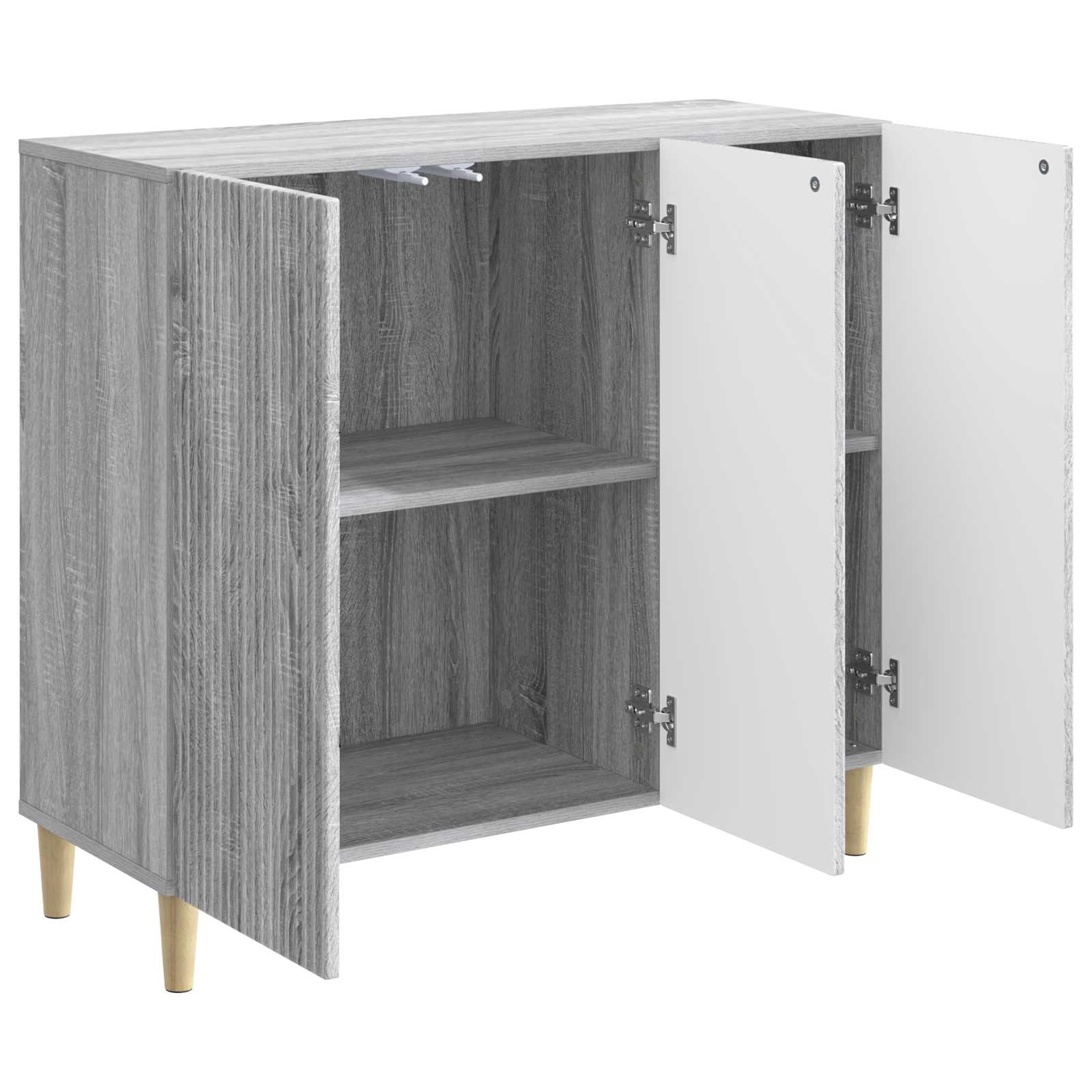 Buffet Sonoma gris 89 x 34,5 x 80 cm Bois d'ingénierie - XIOS