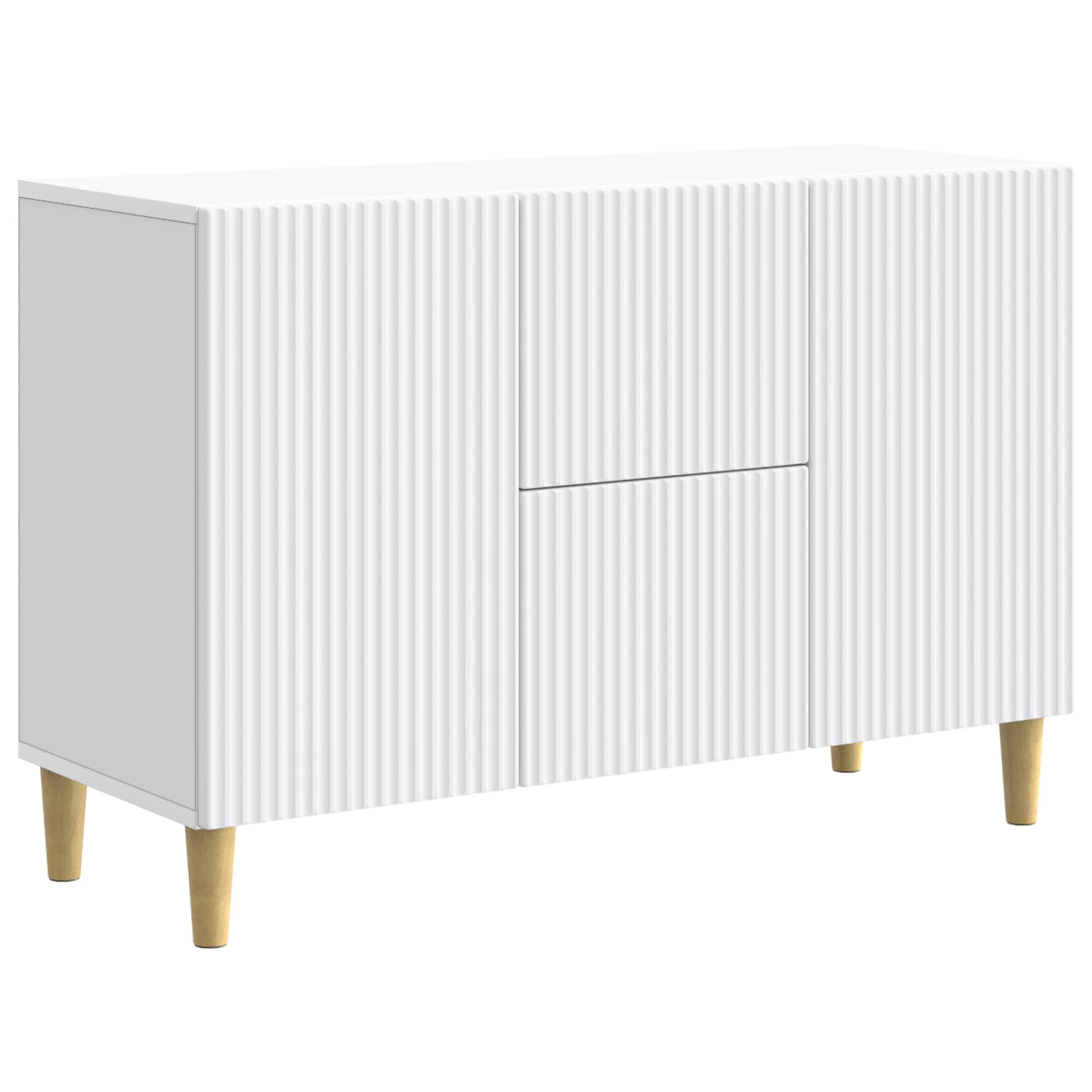 Buffet avec tiroir Blanc 89 x 34,5 x 60 cm Bois d'ingénierie - XIOS