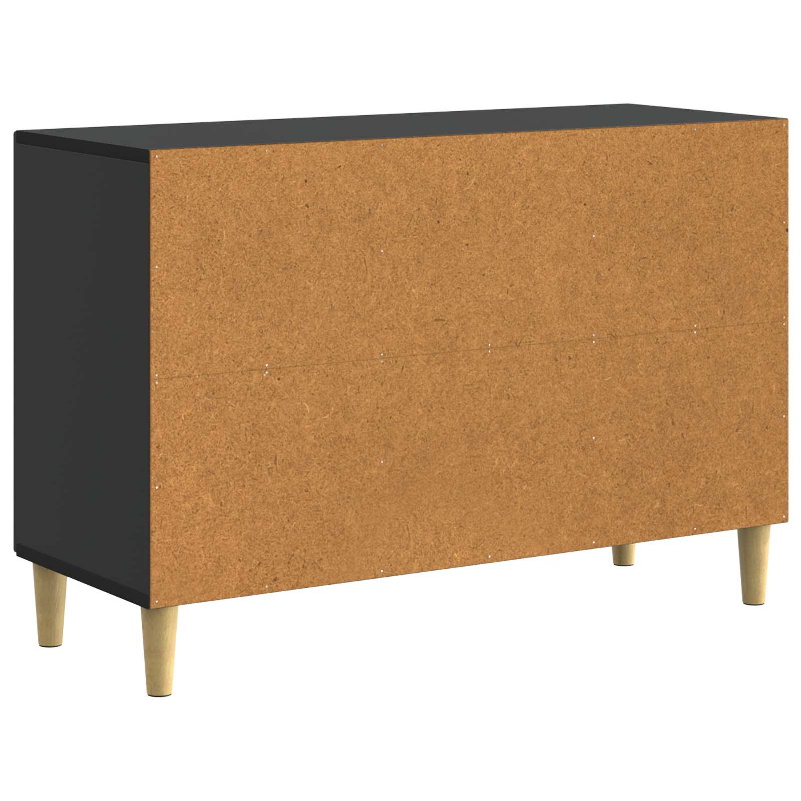 Buffet avec tiroir Noir 89 x 34,5 x 60 cm Bois d'ingénierie - XIOS