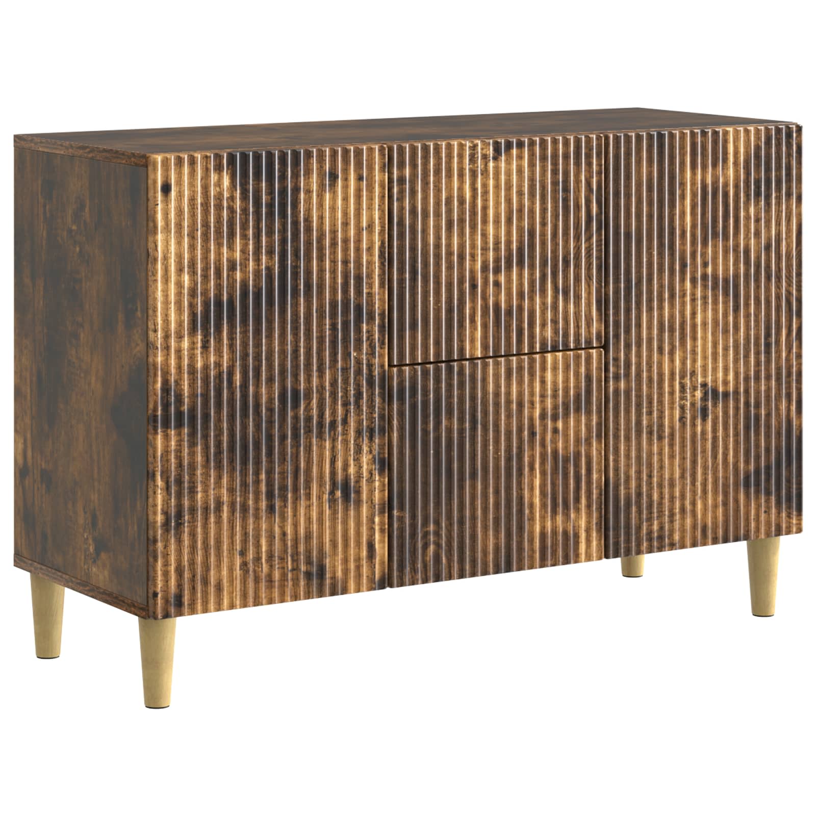 Buffet Chêne fumé 89 x 34,5 x 60 cm Bois d'ingénierie - XIOS