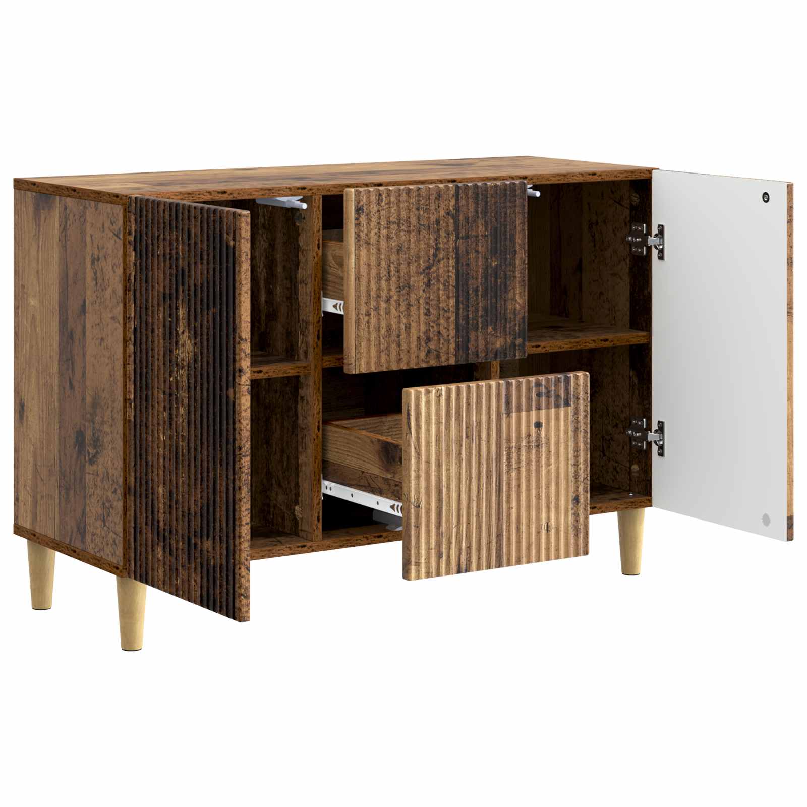 Buffet Bois ancien 89 x 34,5 x 60 cm Bois d'ingénierie - XIOS