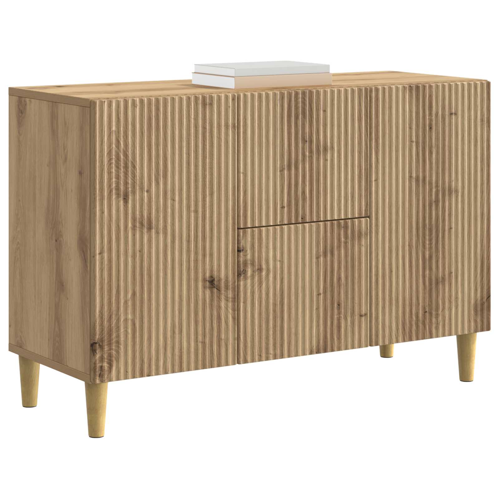 Buffet Chêne artisanal 89 x 34,5 x 60 cm Bois d'ingénierie - XIOS