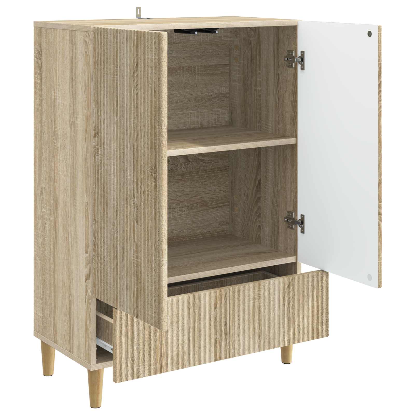 Buffet Chêne Sonoma 66 x 34,5 x 95 cm Bois d'ingénierie - XIOS