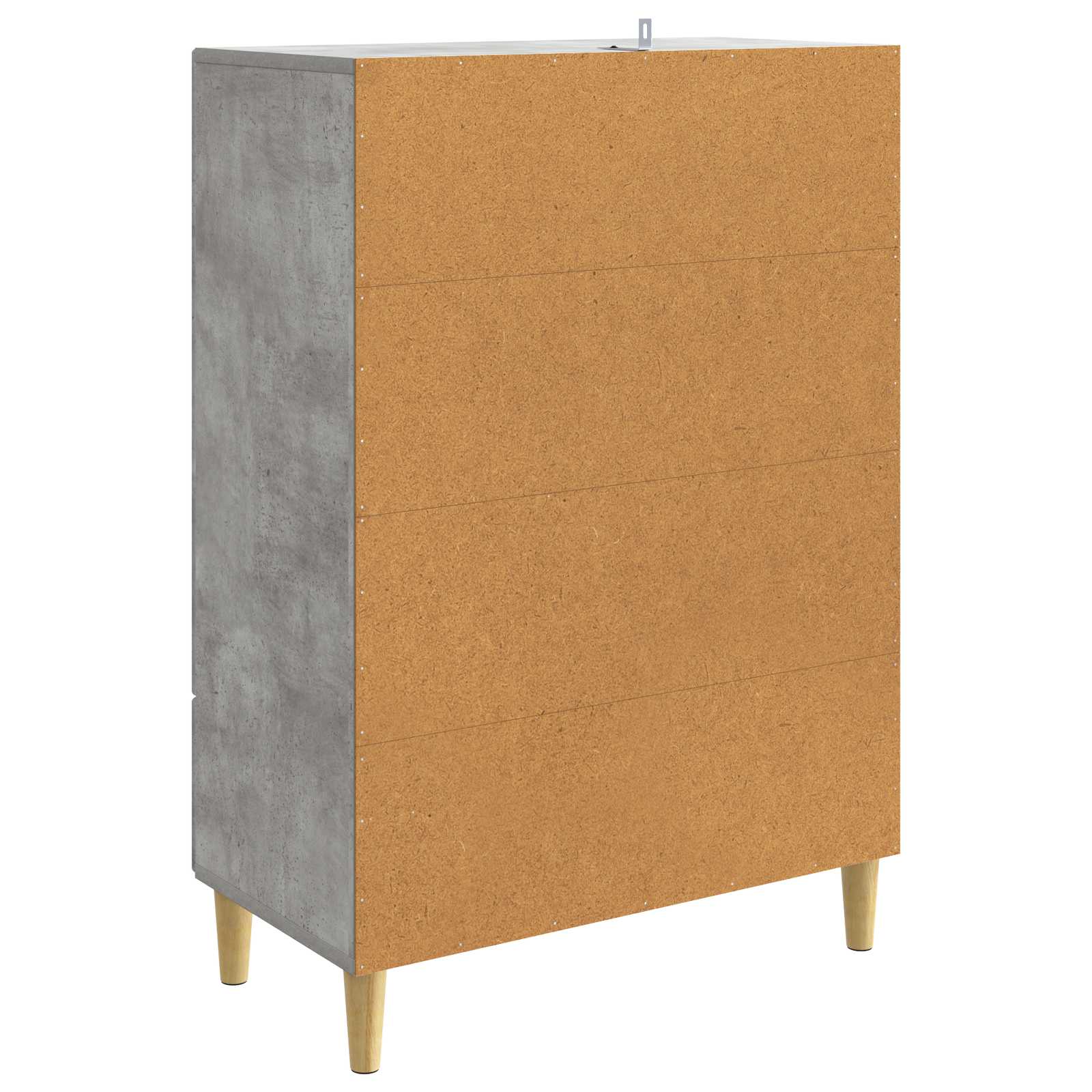 Buffet Gris béton 66 x 34,5 x 95 cm Bois d'ingénierie - XIOS