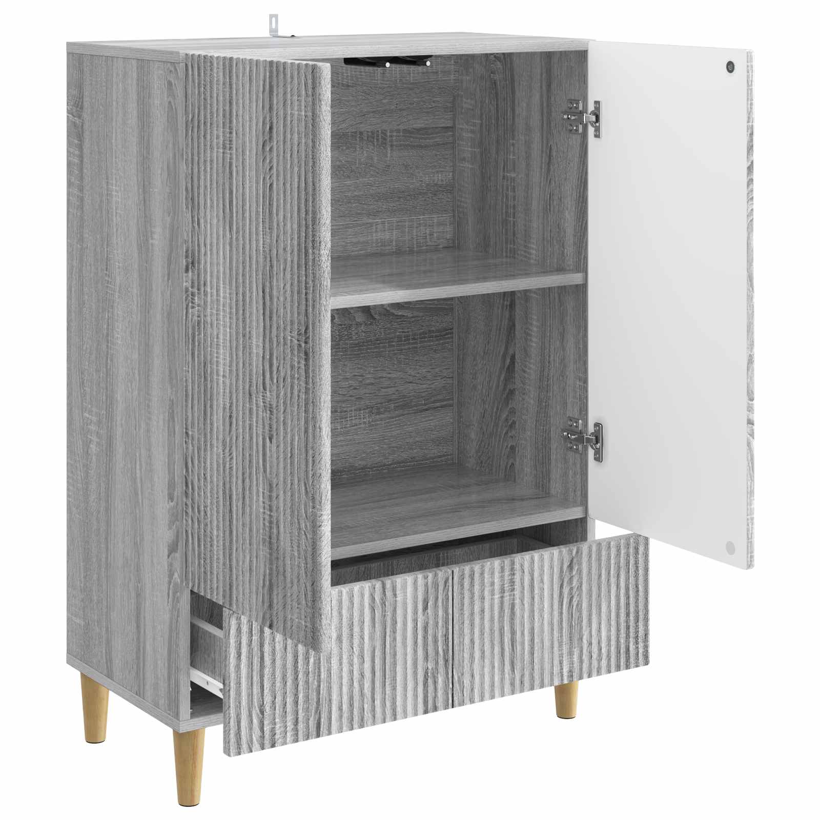 Buffet Sonoma gris 66 x 34,5 x 95 cm Bois d'ingénierie - XIOS