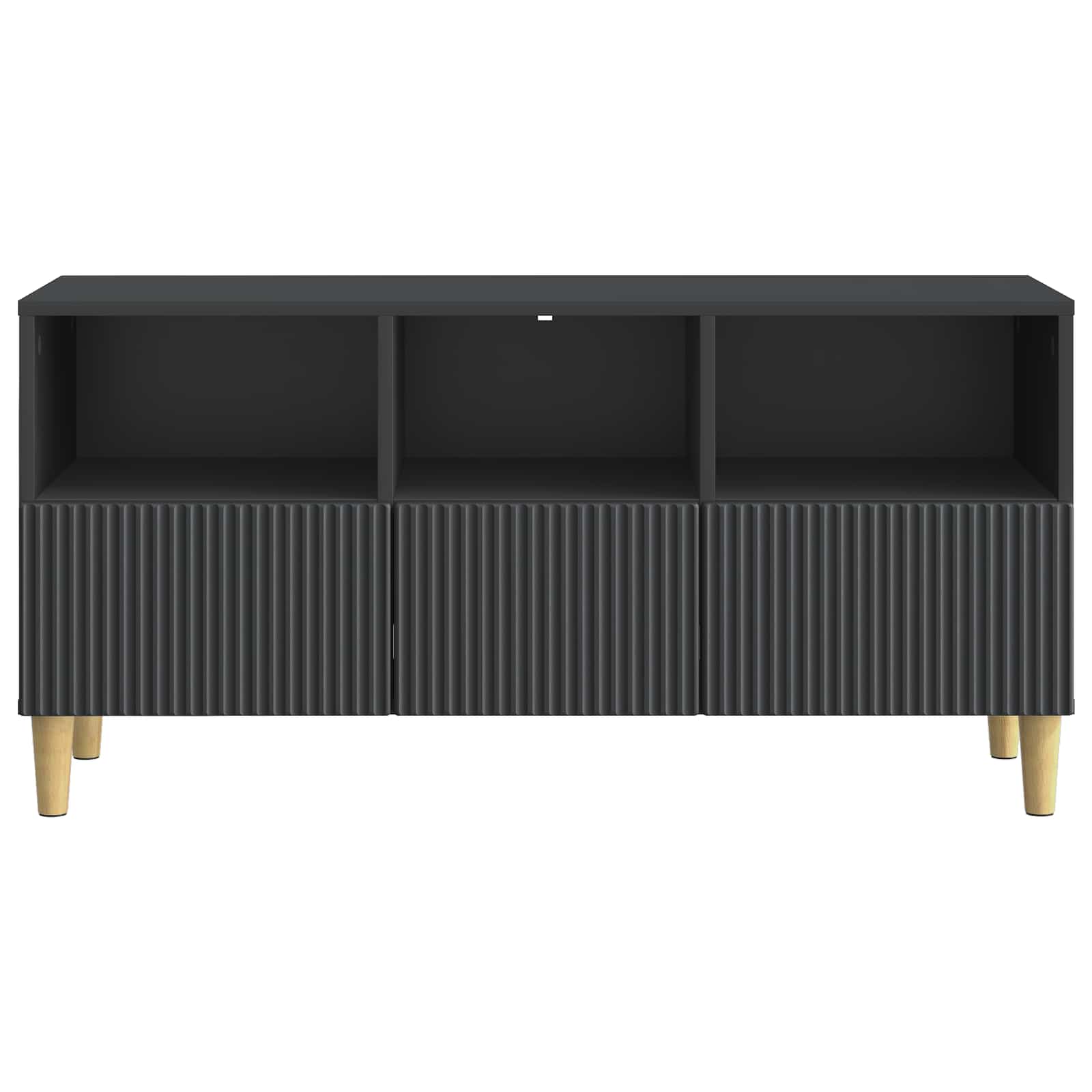 Meuble TV avec tiroir Noir 102 x 34,5 x 50 cm Bois d'ingénierie - XIOS