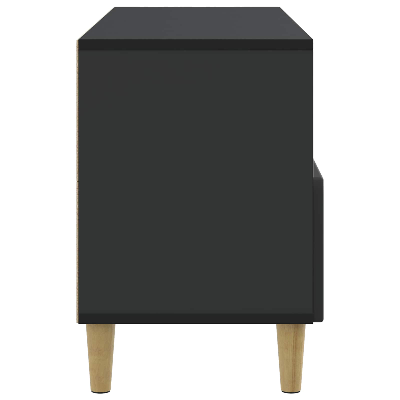 Meuble TV avec tiroir Noir 102 x 34,5 x 50 cm Bois d'ingénierie - XIOS