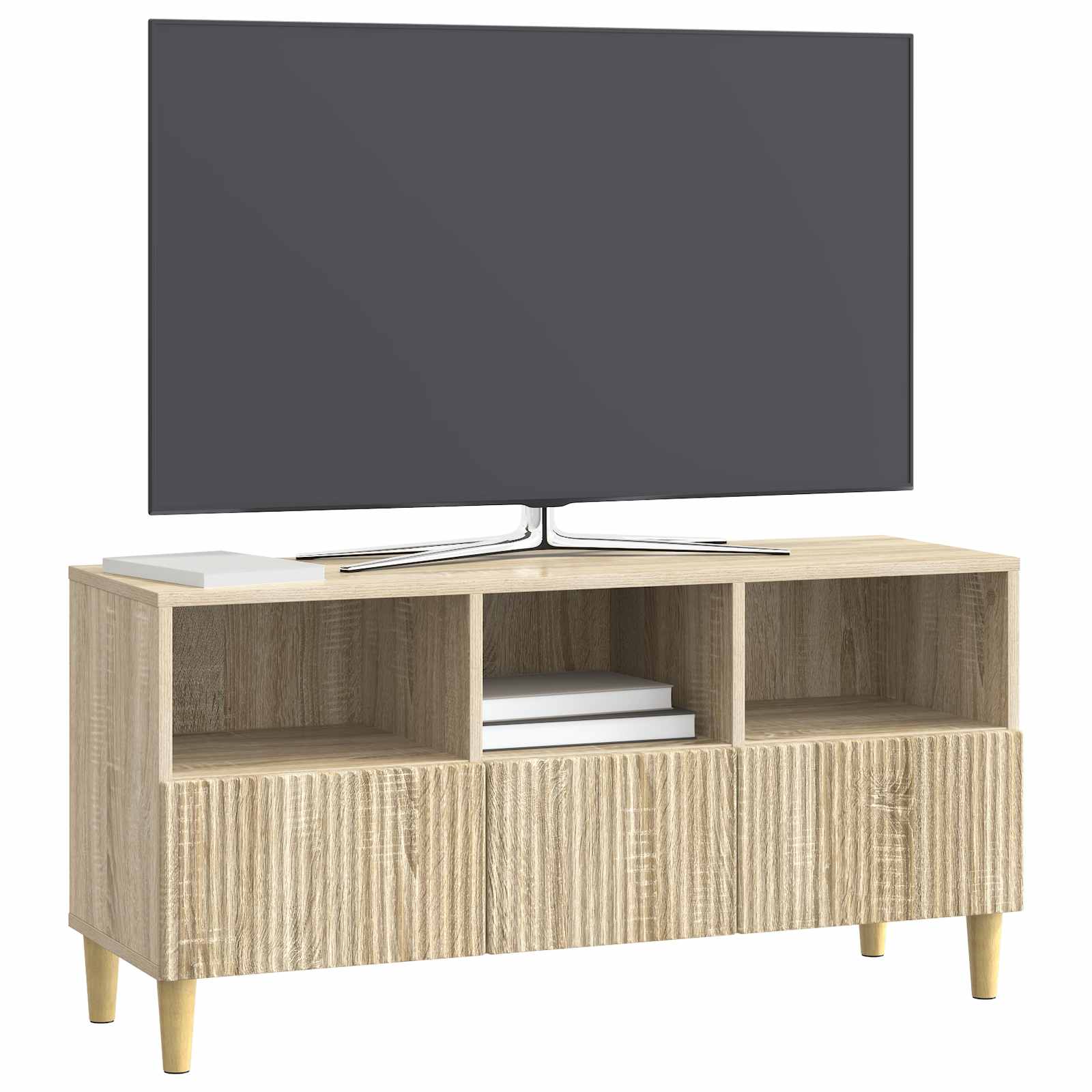 Meuble TV Chêne Sonoma 102 x 34,5 x 50 cm Bois d'ingénierie - XIOS