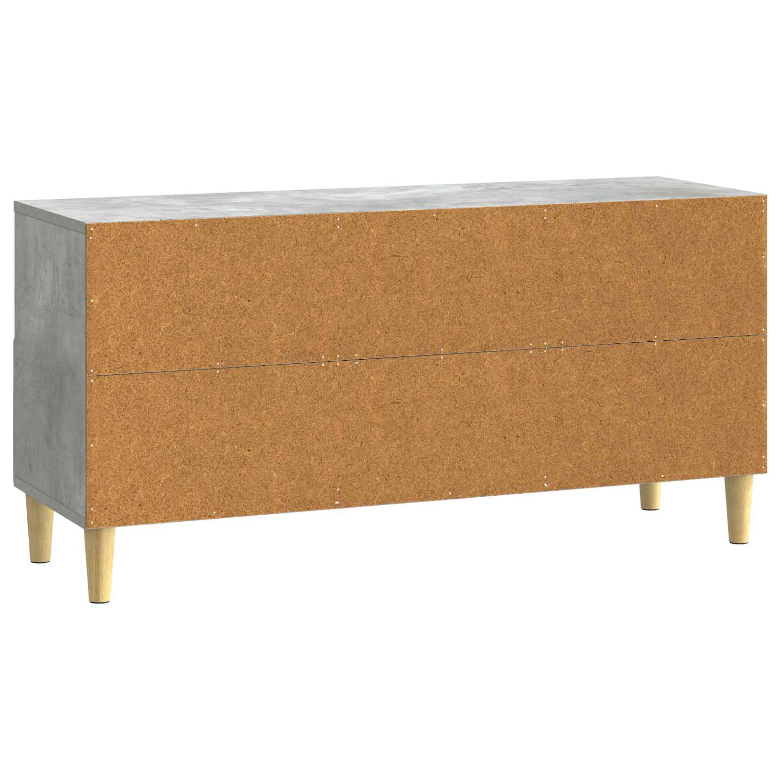 Meuble TV Gris béton 102 x 34,5 x 50 cm Bois d'ingénierie - XIOS