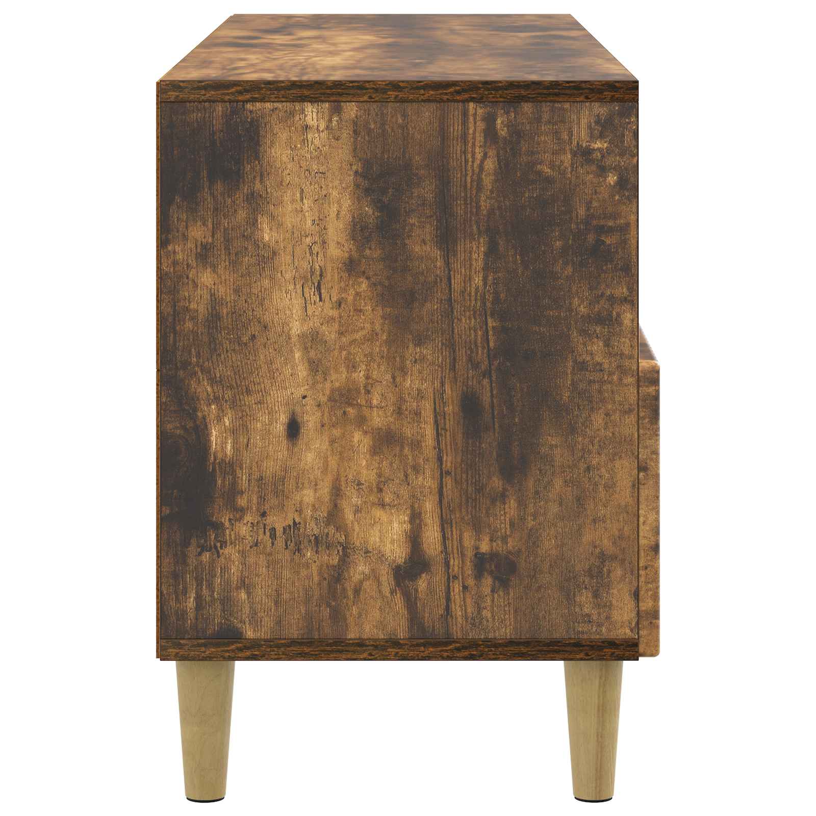 Meuble TV Chêne fumé 102 x 34,5 x 50 cm Bois d'ingénierie - XIOS