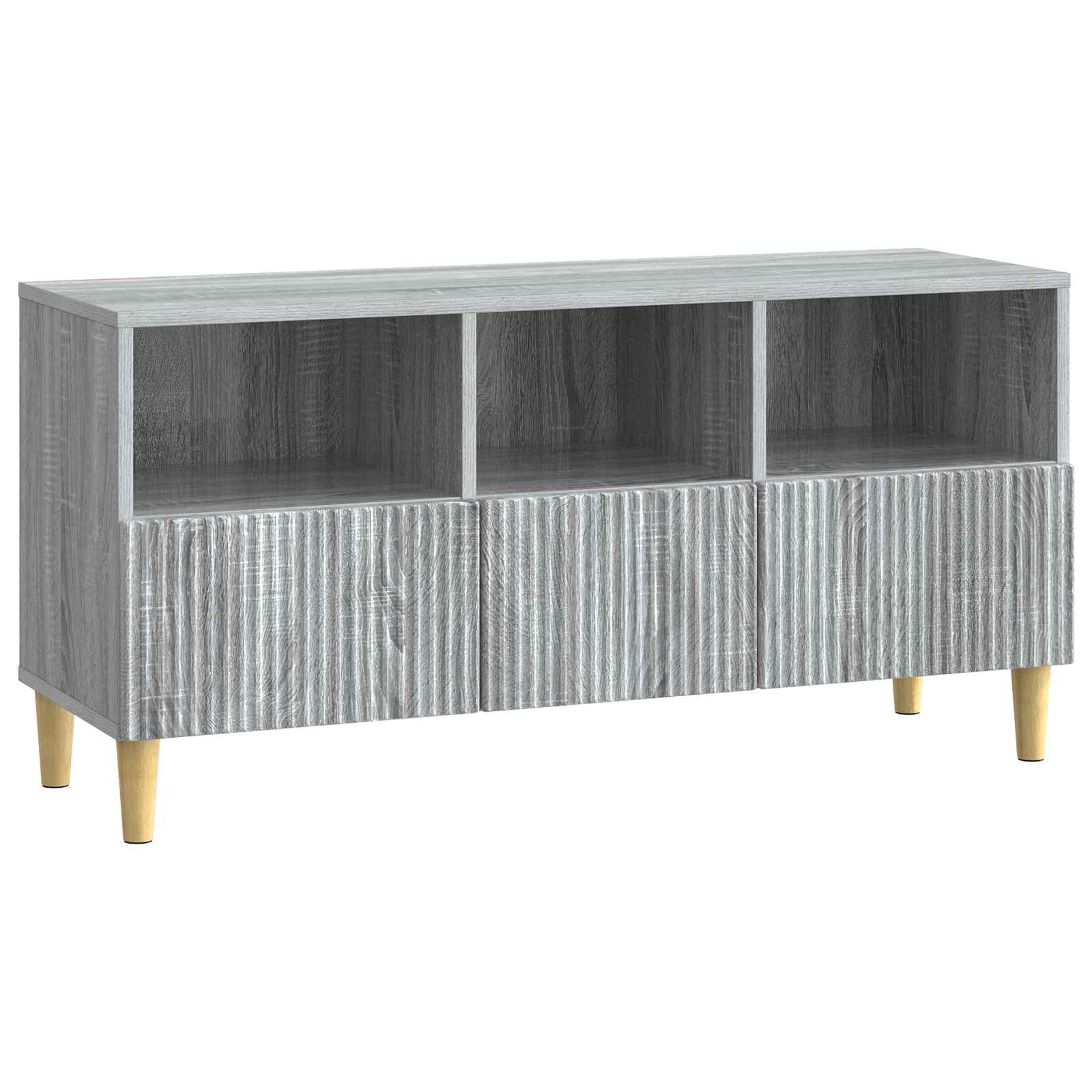 Meuble TV Sonoma gris 102 x 34,5 x 50 cm Bois d'ingénierie - XIOS