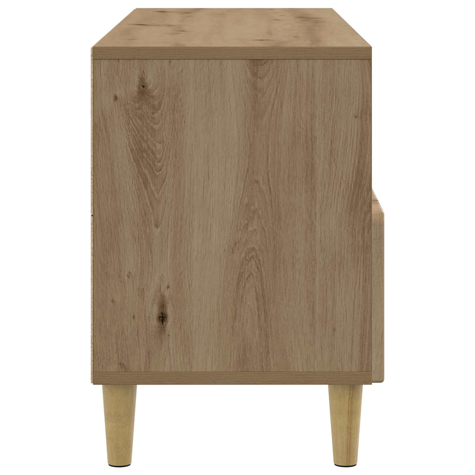Meuble TV Chêne artisanal 102 x 34,5 x 50 cm Bois d'ingénierie - XIOS