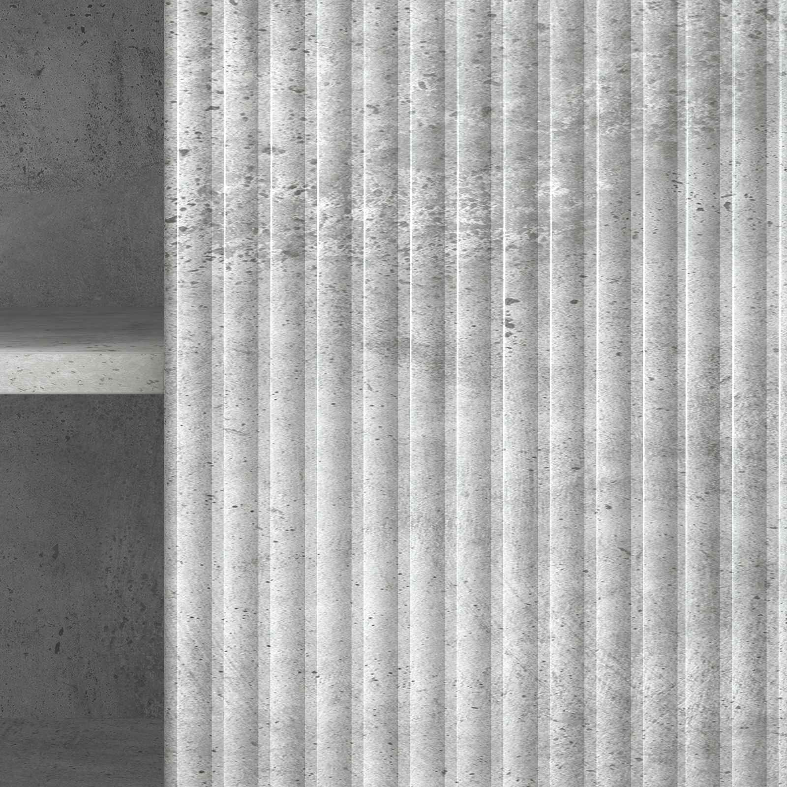 Meuble TV Gris béton 150 x 31 x 50 cm Bois d'ingénierie - XIOS
