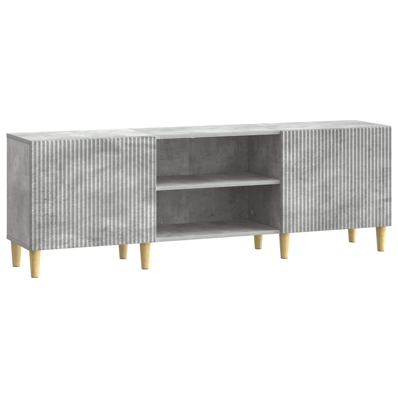 Meuble TV Gris béton 150 x 31 x 50 cm Bois d'ingénierie - XIOS