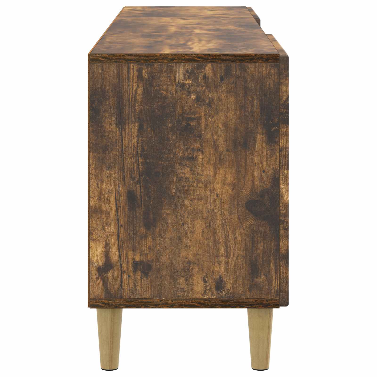 Meuble TV Chêne fumé 150 x 31 x 50 cm Bois d'ingénierie - XIOS