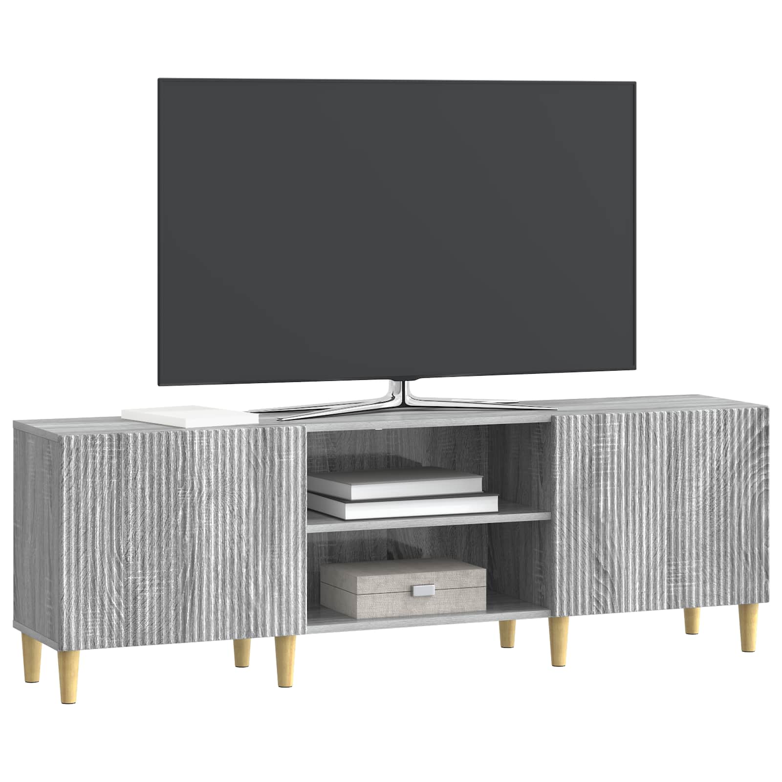 Meuble TV Sonoma gris 150 x 31 x 50 cm Bois d'ingénierie - XIOS