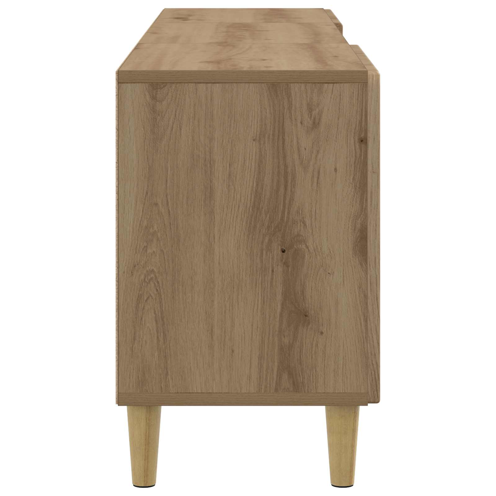 Meuble TV Chêne artisanal 150 x 31 x 50 cm Bois d'ingénierie - XIOS