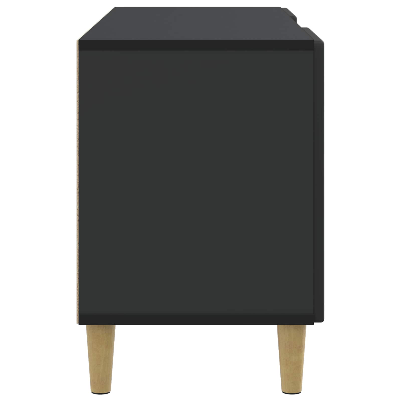 Meuble TV Noir 102 x 34,5 x 50 cm Bois d'ingénierie - XIOS
