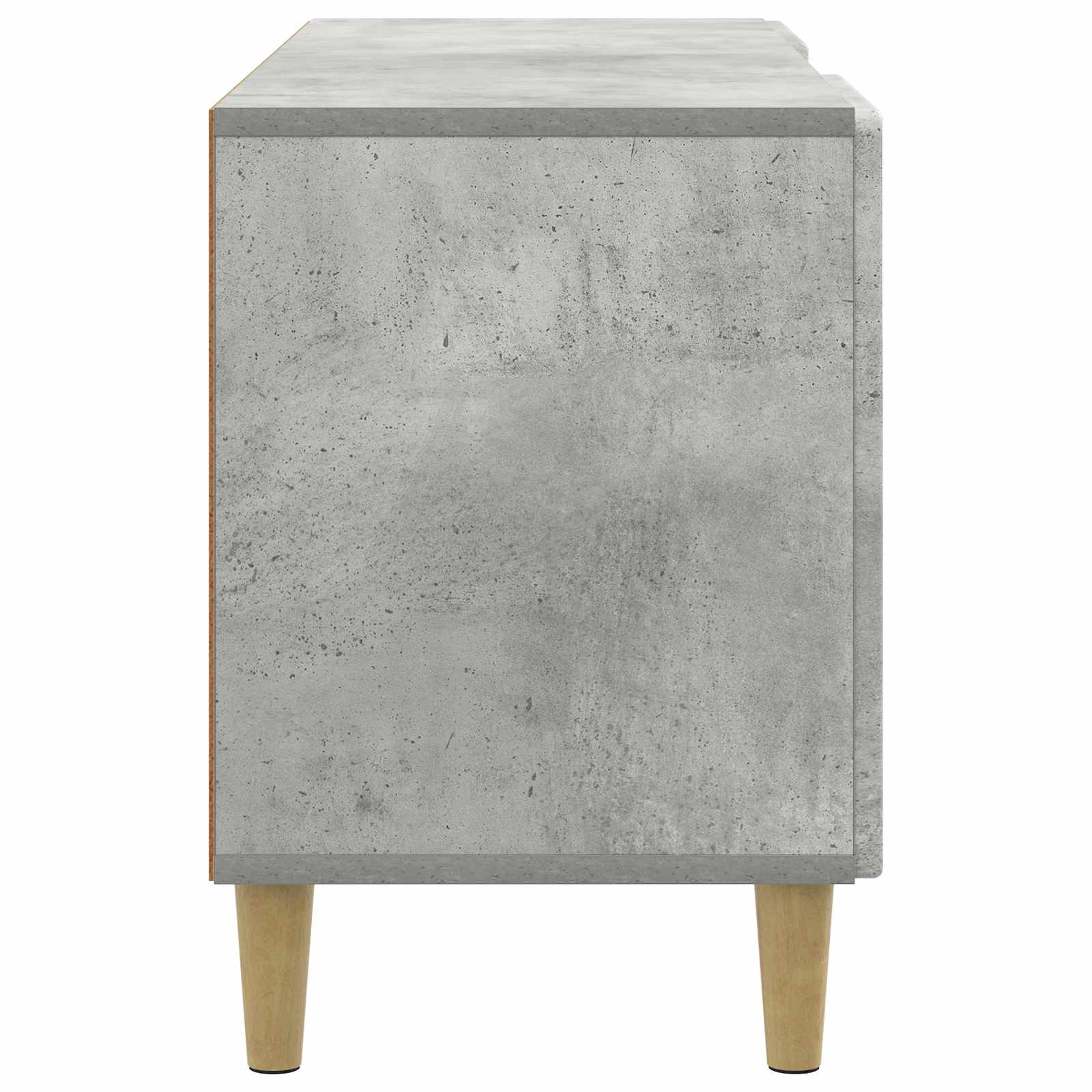 Meuble TV Gris béton 102 x 34,5 x 50 cm Bois d'ingénierie - XIOS
