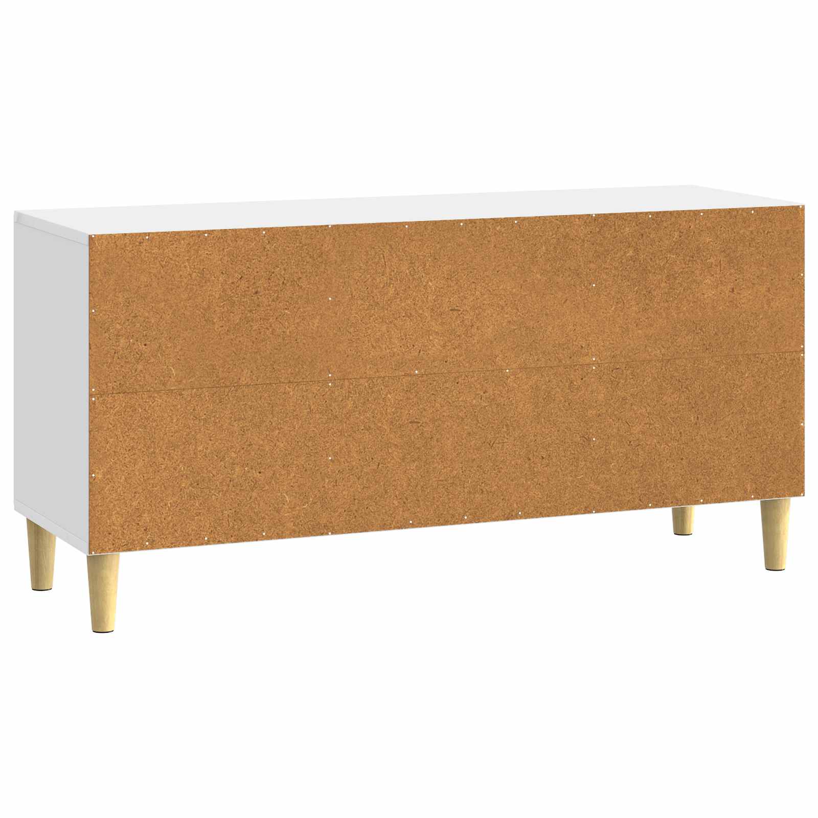 Meuble TV Blanc brillant 102 x 34,5 x 50 cm Bois d'ingénierie - XIOS