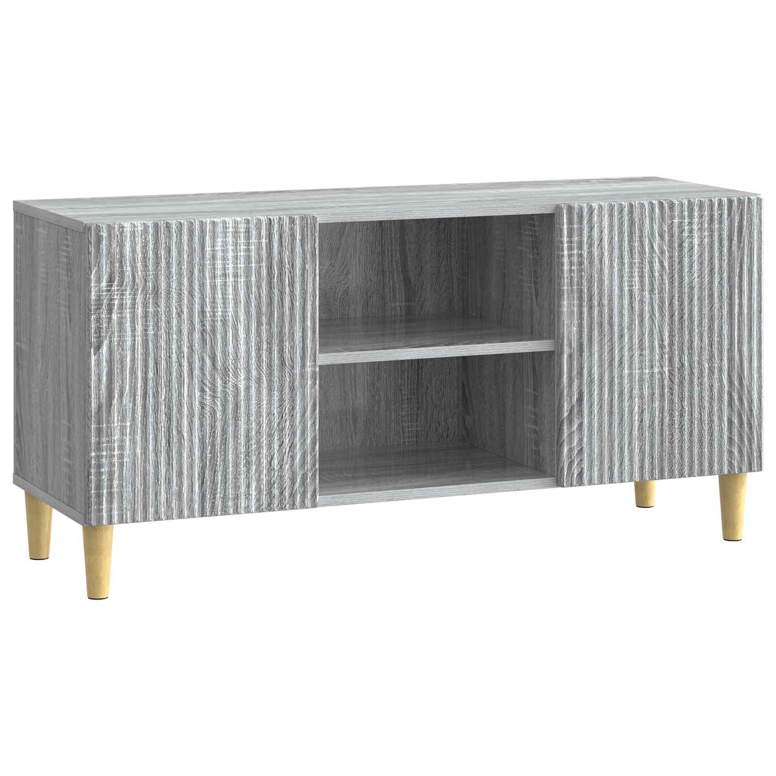 Meuble TV Sonoma gris 102 x 34,5 x 50 cm Bois d'ingénierie - XIOS