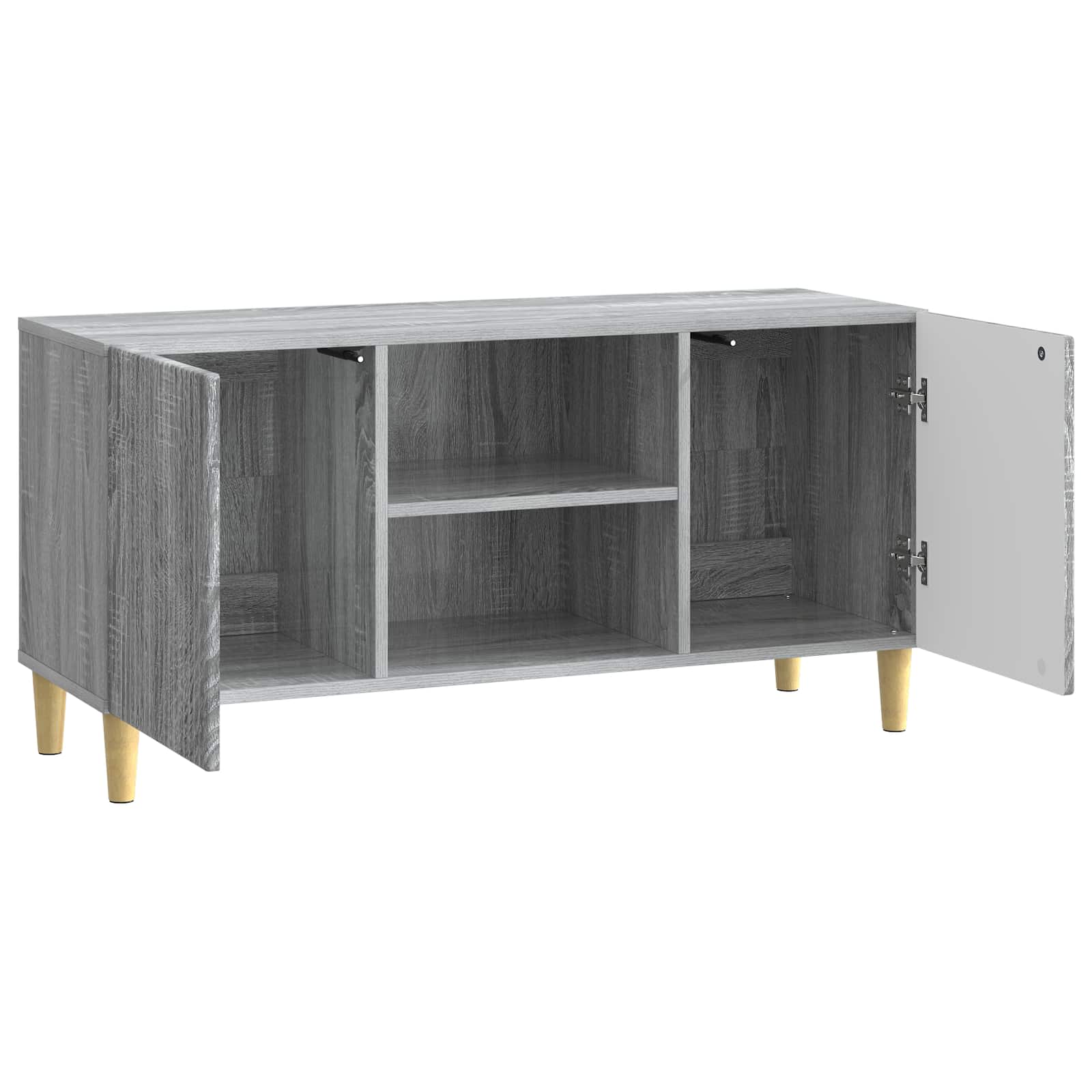 Meuble TV Sonoma gris 102 x 34,5 x 50 cm Bois d'ingénierie - XIOS