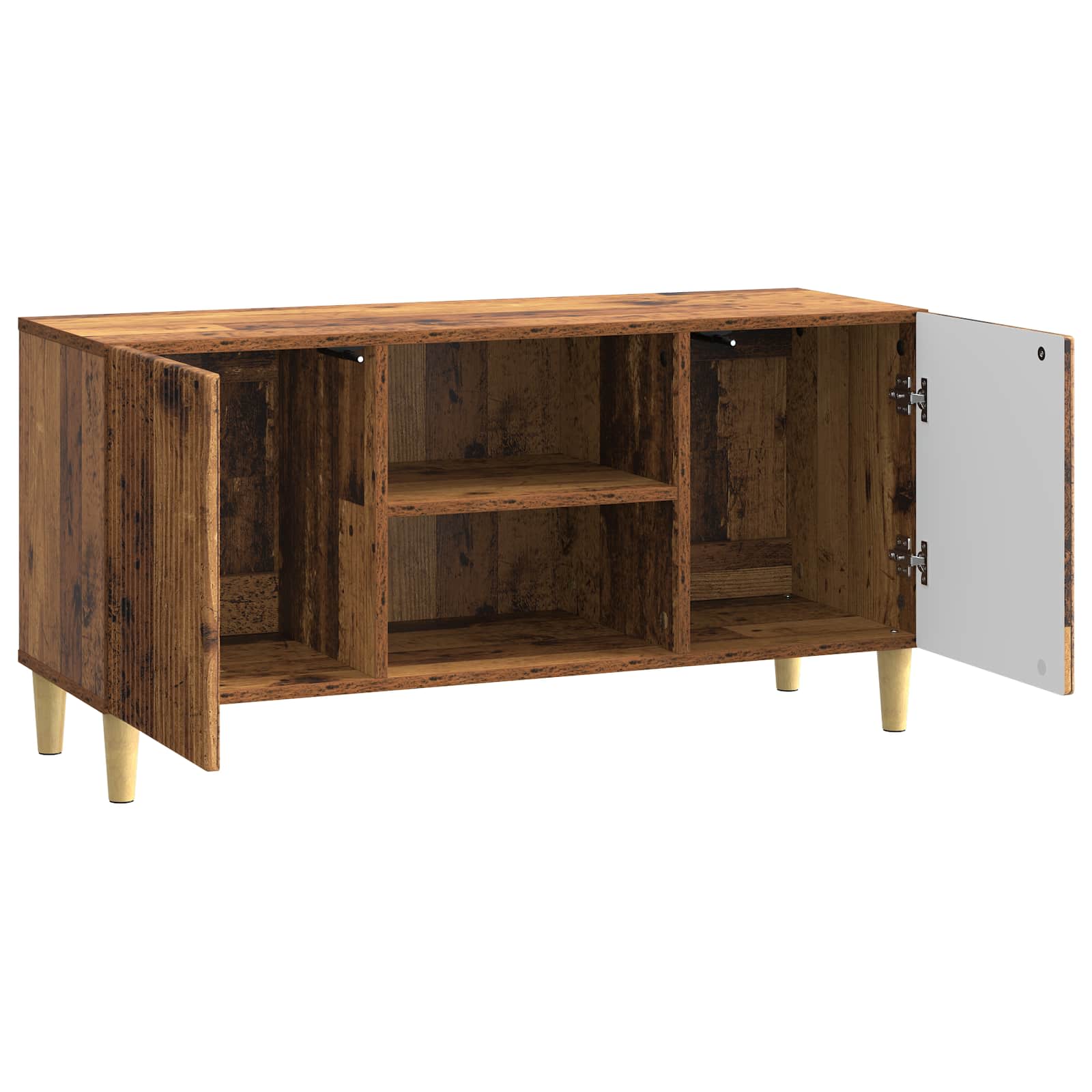 Meuble TV Bois ancien 102 x 34,5 x 50 cm Bois d'ingénierie - XIOS