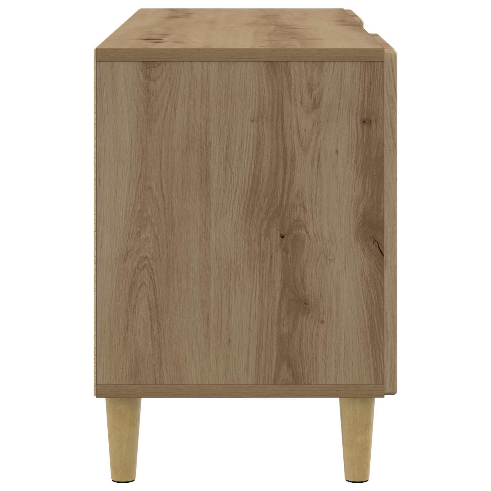 Meuble TV Chêne artisanal 102 x 34,5 x 50 cm Bois d'ingénierie - XIOS